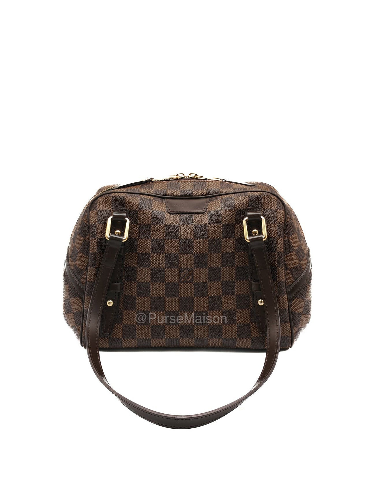 Louis Vuitton Rivington PM Bag in Damier Ebene Canvas and Gold Hardware (Datecode: FL4150)