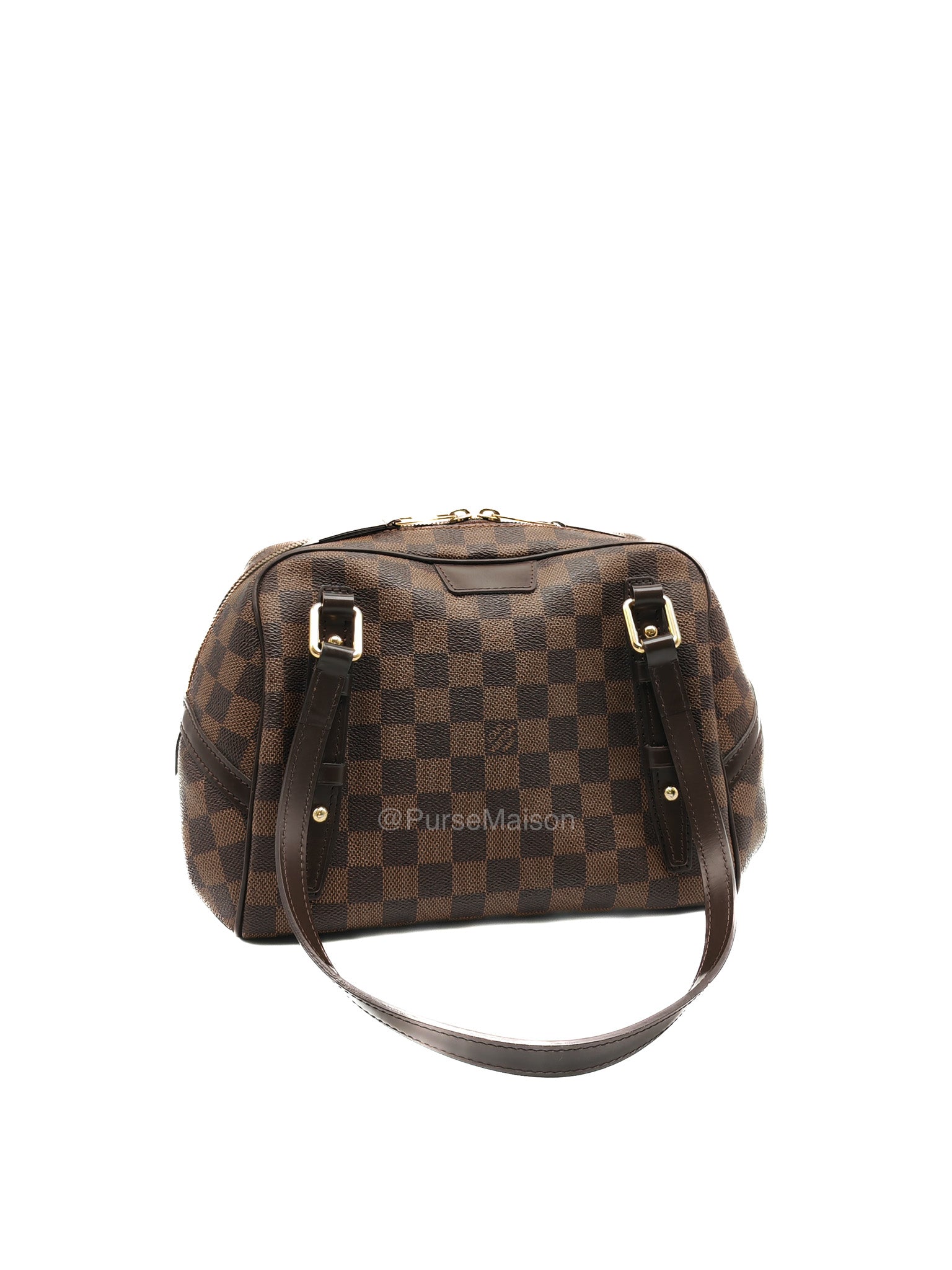 Louis Vuitton Rivington PM Bag in Damier Ebene Canvas and Gold Hardware (Datecode: FL4150)
