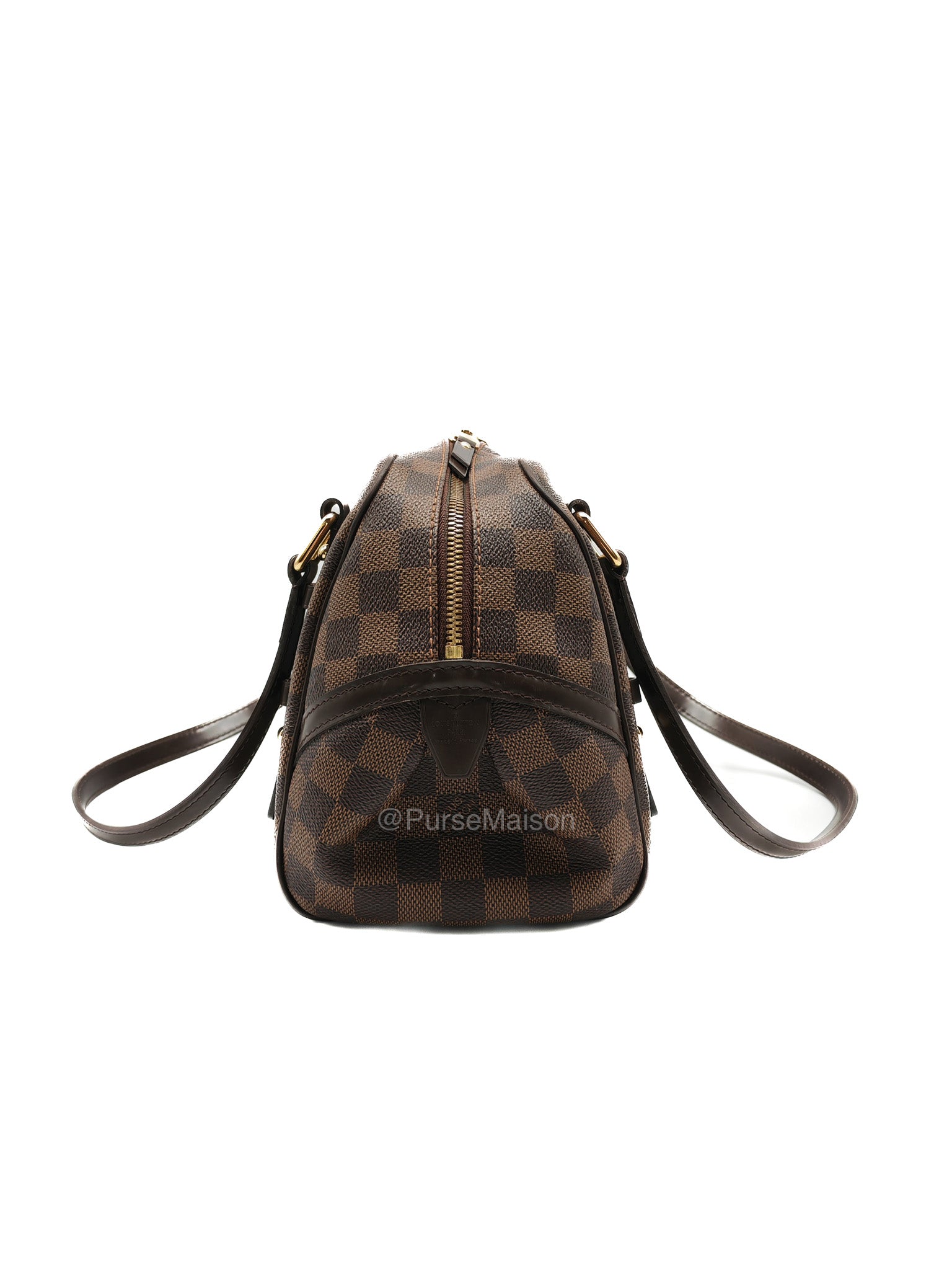 Louis Vuitton Rivington PM Bag in Damier Ebene Canvas and Gold Hardware (Datecode: FL4150)