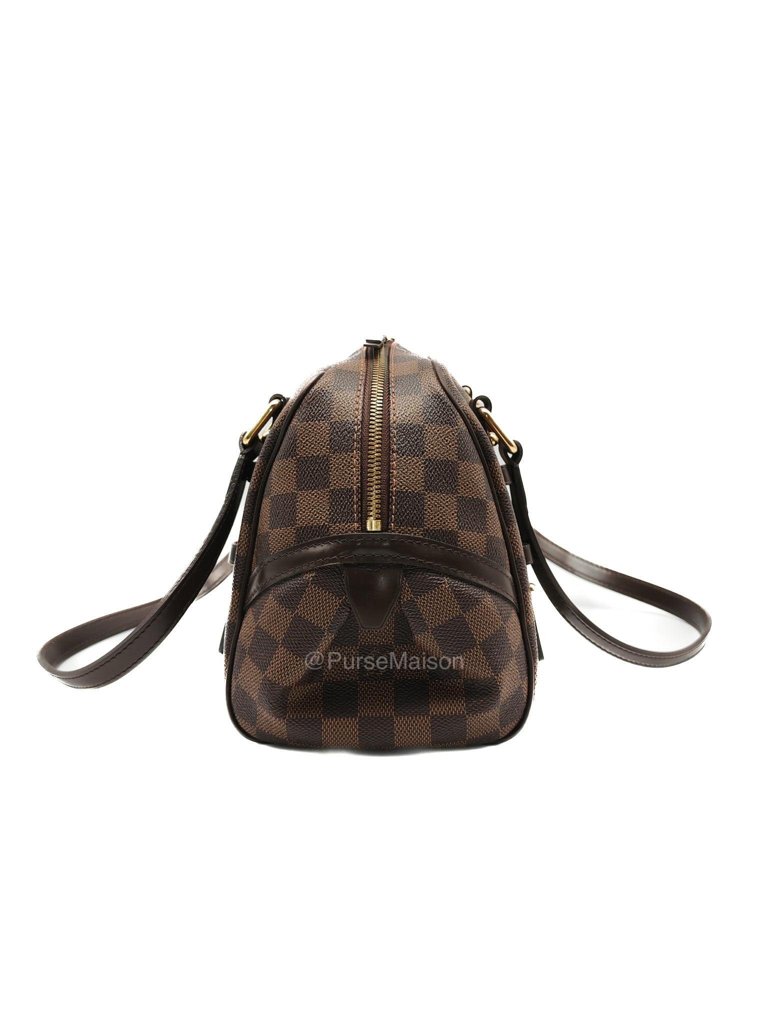 Louis Vuitton Rivington PM Bag in Damier Ebene Canvas and Gold Hardware (Datecode: FL4150)