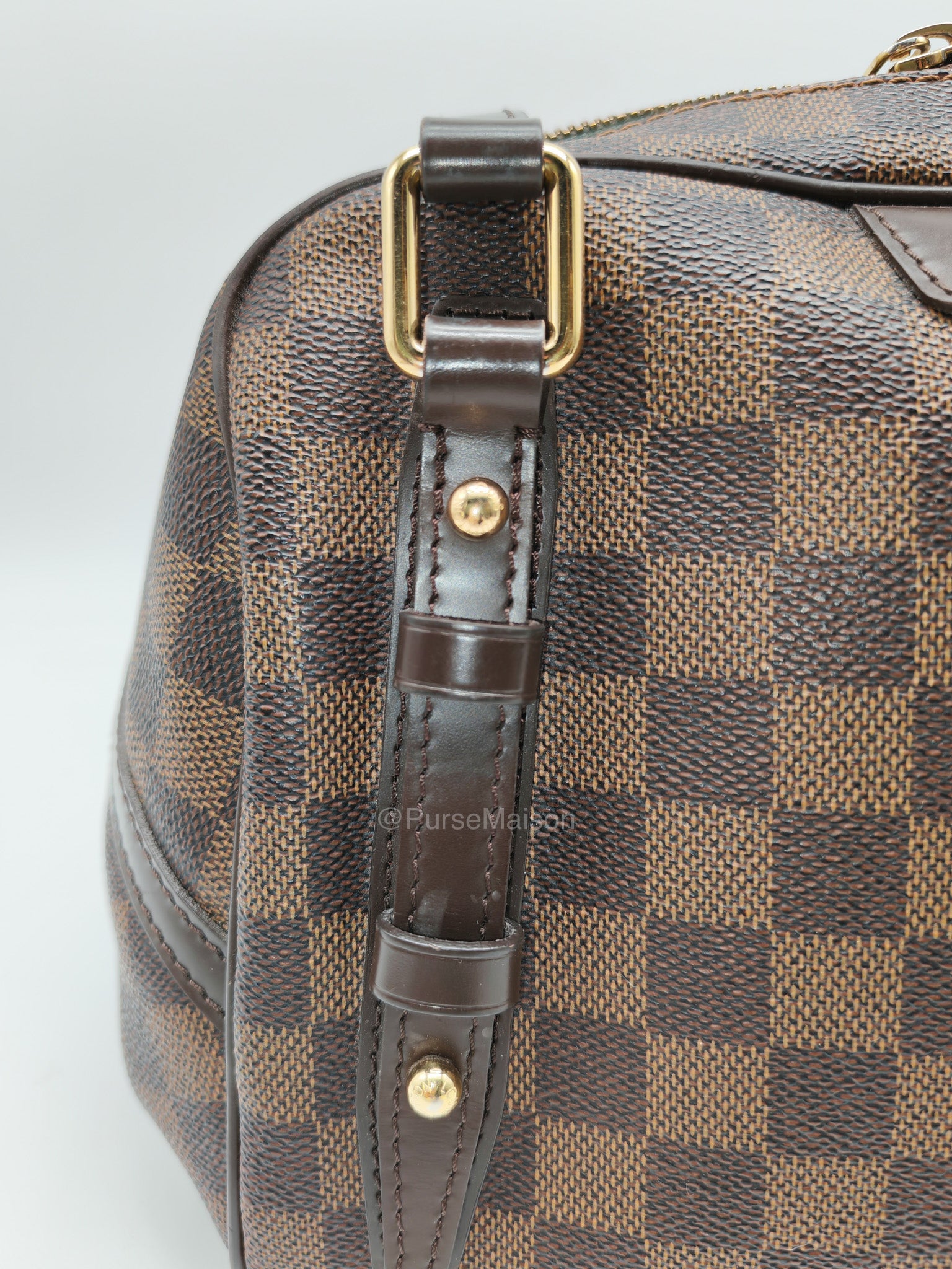 Louis Vuitton Rivington PM Bag in Damier Ebene Canvas and Gold Hardware (Datecode: FL4150)