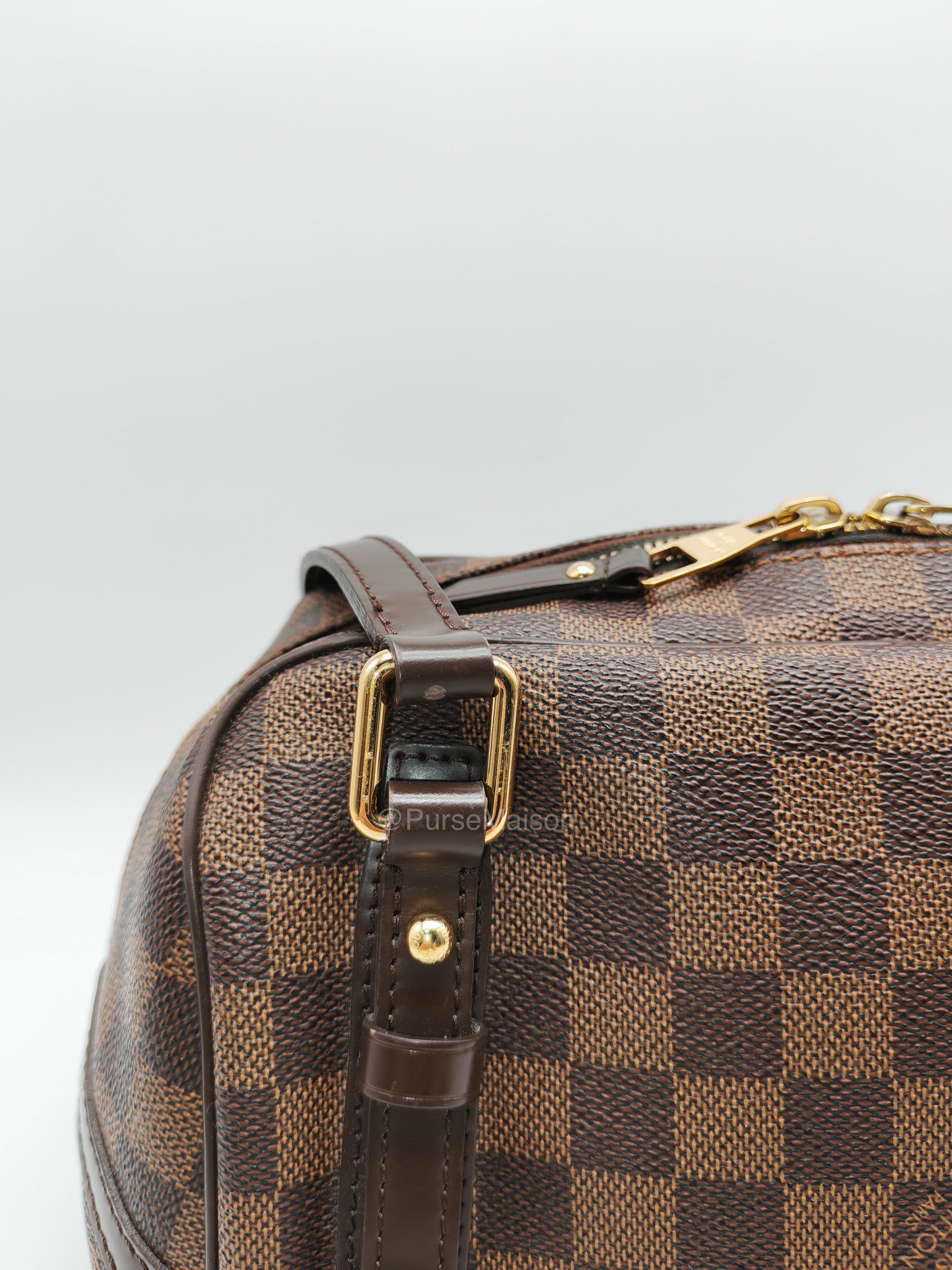 Louis Vuitton Rivington PM Bag in Damier Ebene Canvas and Gold Hardware (Datecode: FL4150)