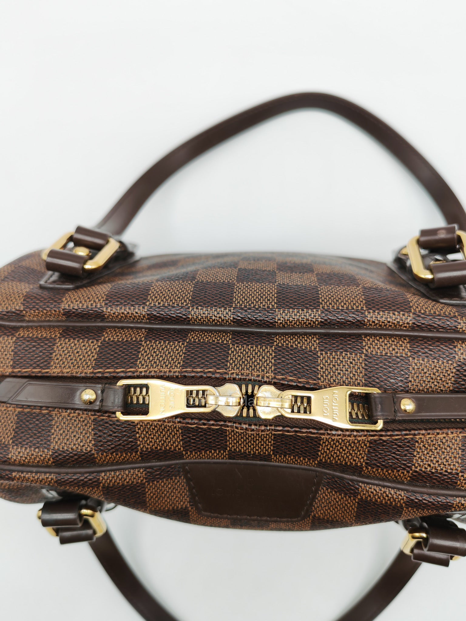 Louis Vuitton Rivington PM Bag in Damier Ebene Canvas and Gold Hardware (Datecode: FL4150)