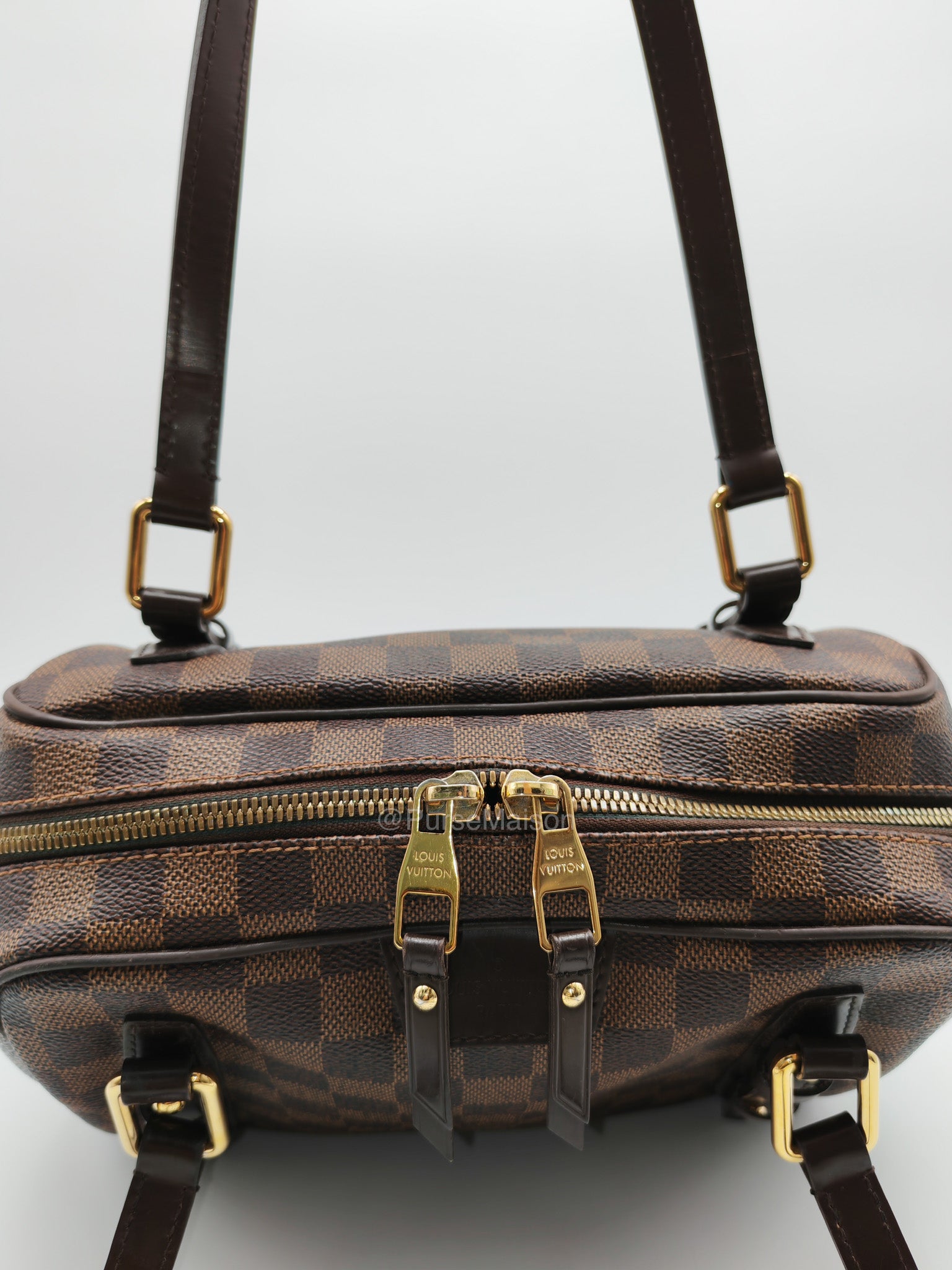 Louis Vuitton Rivington PM Bag in Damier Ebene Canvas and Gold Hardware (Datecode: FL4150)
