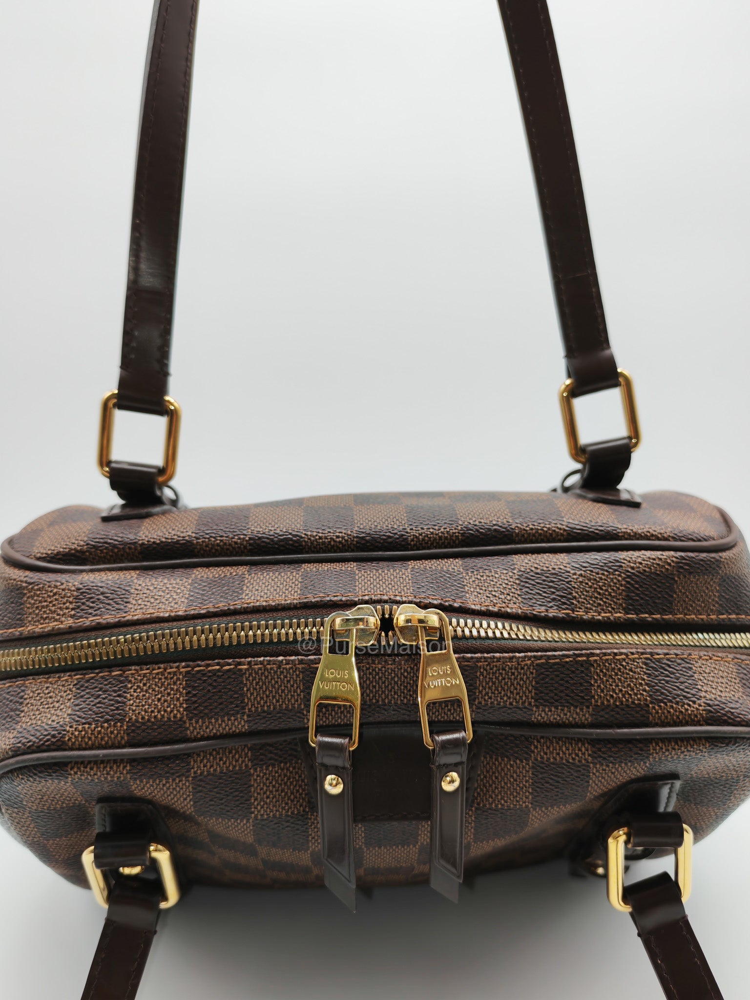 Louis Vuitton Rivington PM Bag in Damier Ebene Canvas and Gold Hardware (Datecode: FL4150)
