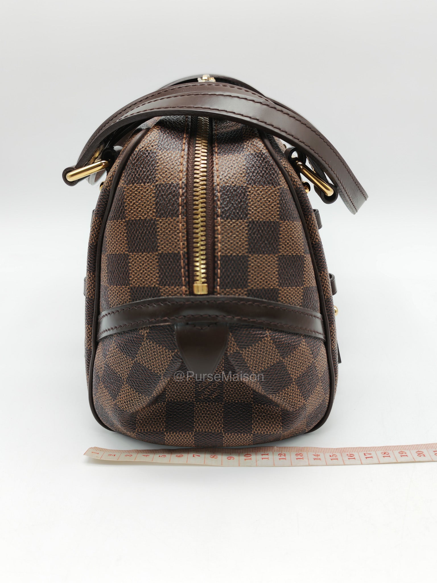 Louis Vuitton Rivington PM Bag in Damier Ebene Canvas and Gold Hardware (Datecode: FL4150)