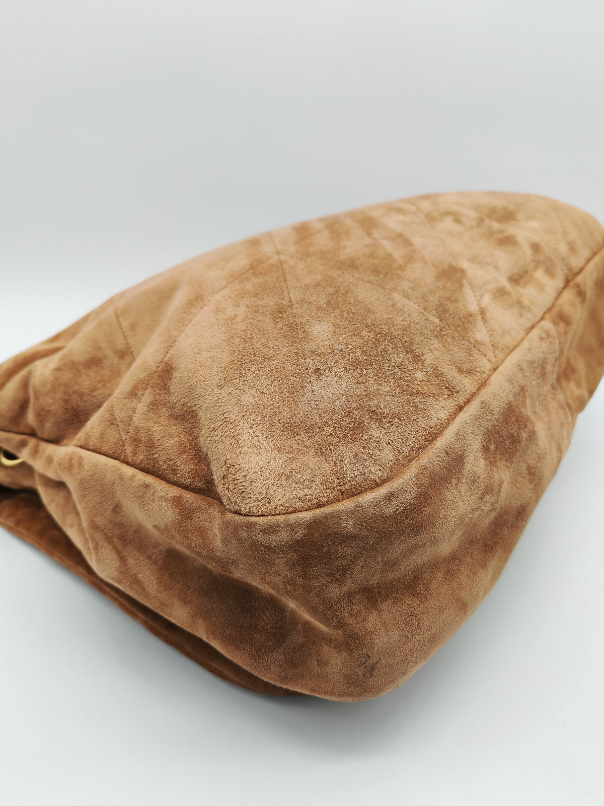 Yves Saint Laurent Jamie 4.3 Suede Shoulder Bag in Camel Suede Leather