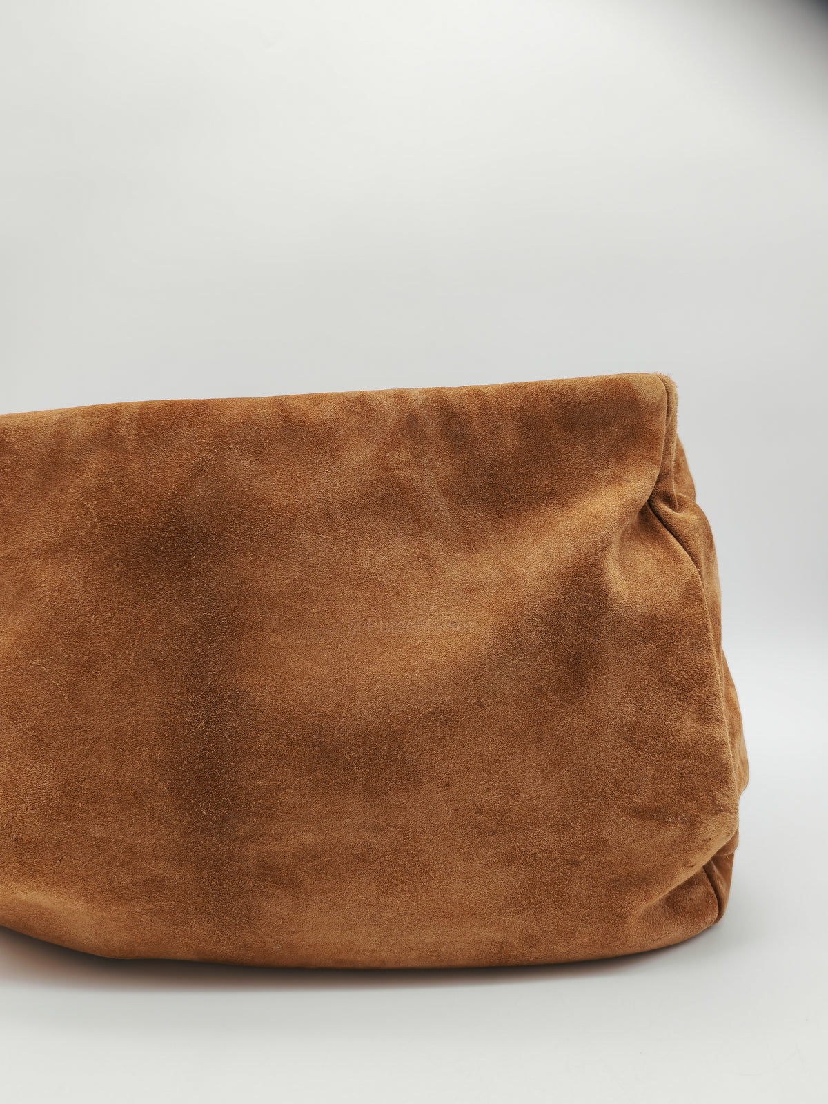 Yves Saint Laurent Jamie 4.3 Suede Shoulder Bag in Camel Suede Leather