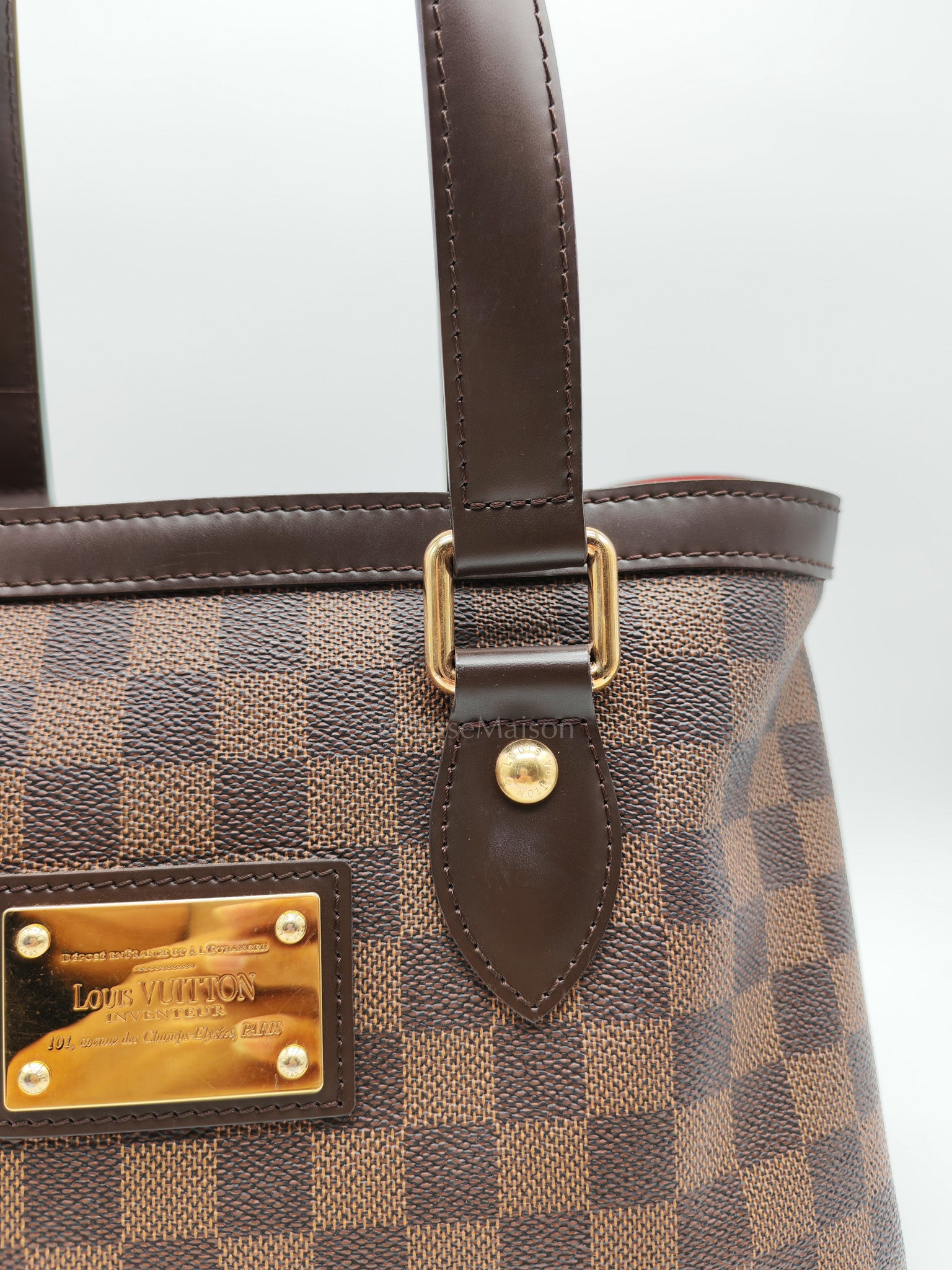 Damier Ebene Hampstead PM Tote Bag GHW