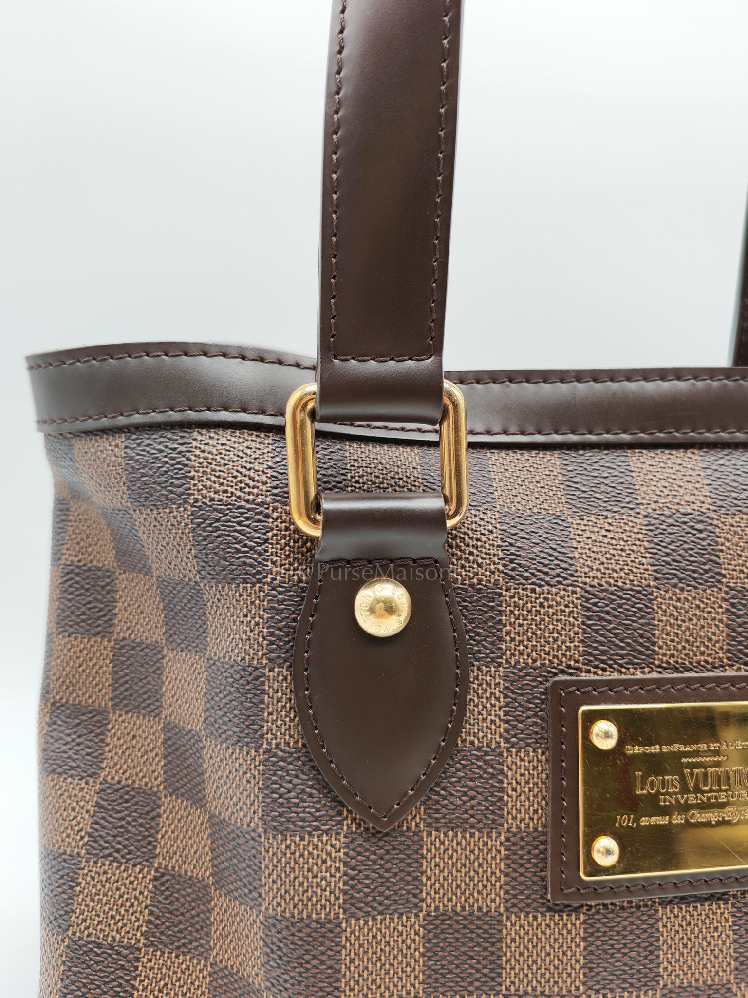 Damier Ebene Hampstead PM Tote Bag GHW