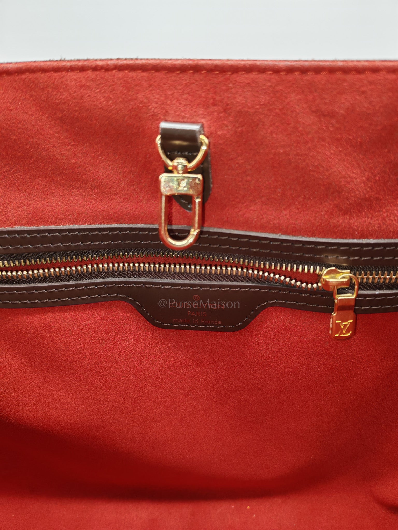 Damier Ebene Hampstead PM Tote Bag GHW