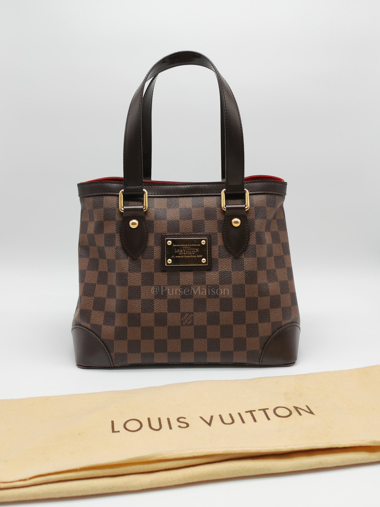 Damier Ebene Hampstead PM Tote Bag GHW
