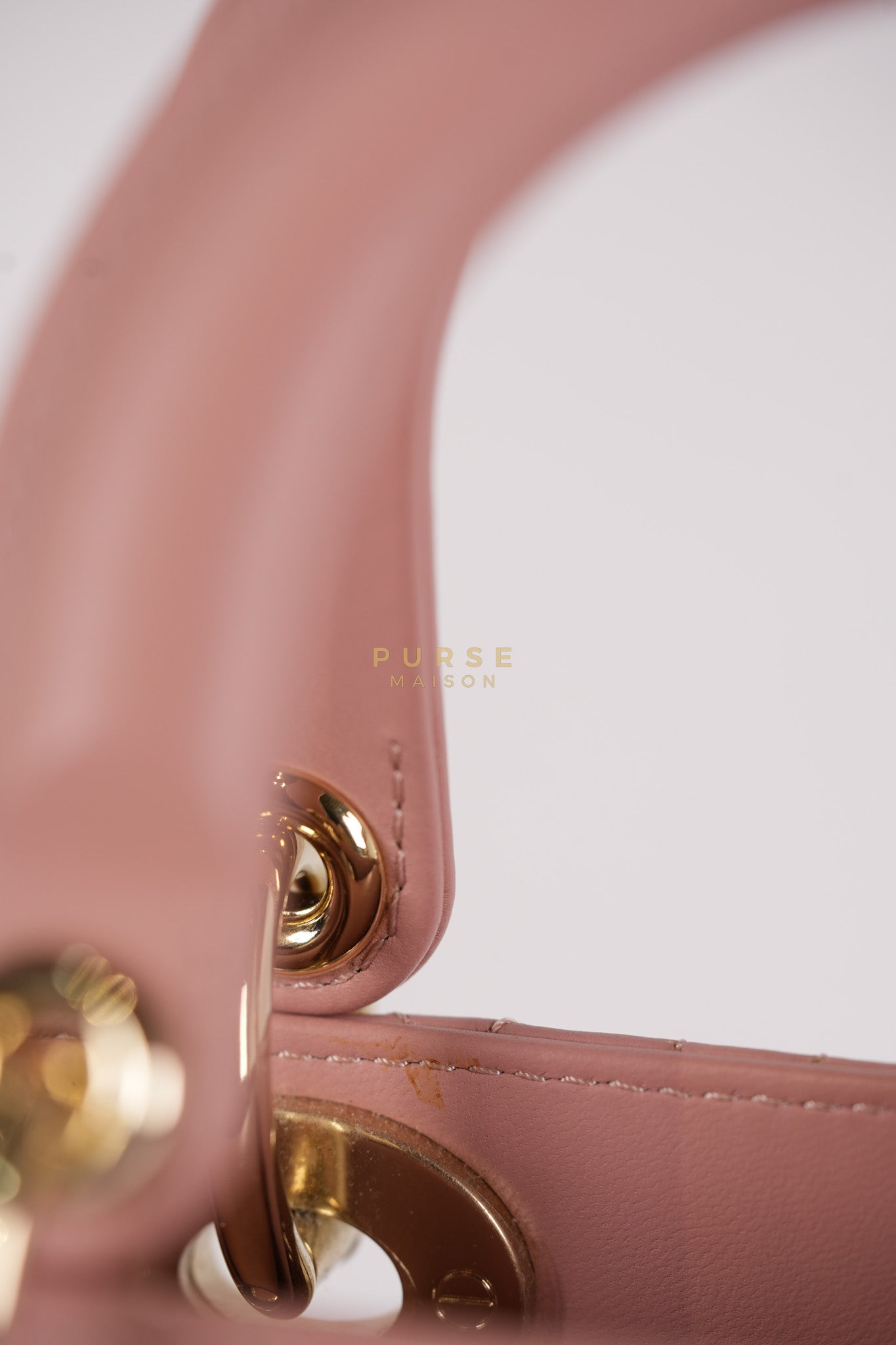 Lady Dior My ABCDior Small Pink Cannage in Lambskin Calfskin Leather