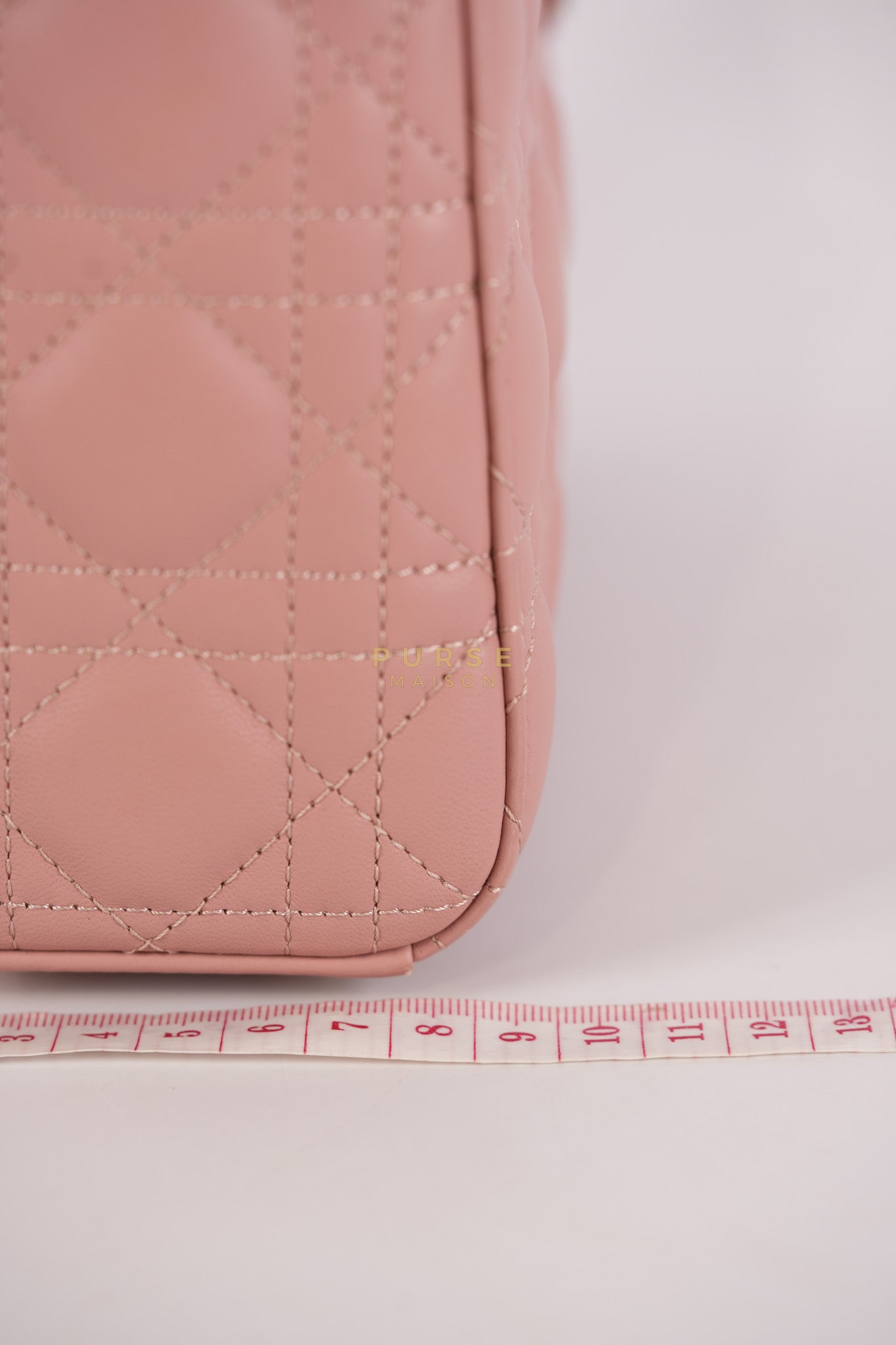 Lady Dior My ABCDior Small Pink Cannage in Lambskin Calfskin Leather