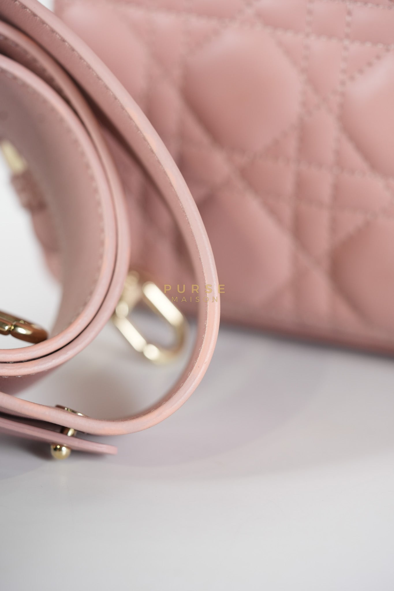 Lady Dior My ABCDior Small Pink Cannage in Lambskin Calfskin Leather