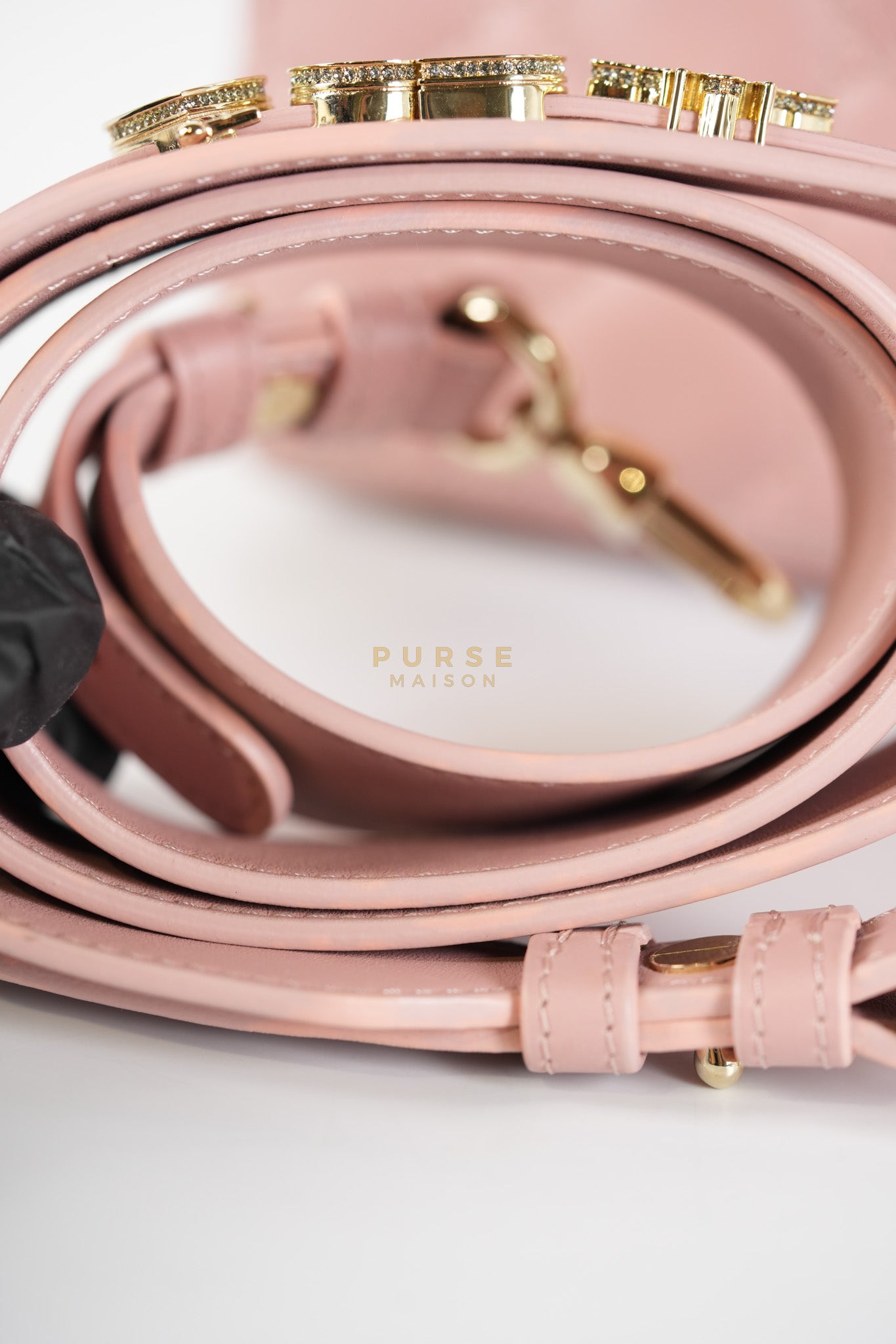 Lady Dior My ABCDior Small Pink Cannage in Lambskin Calfskin Leather