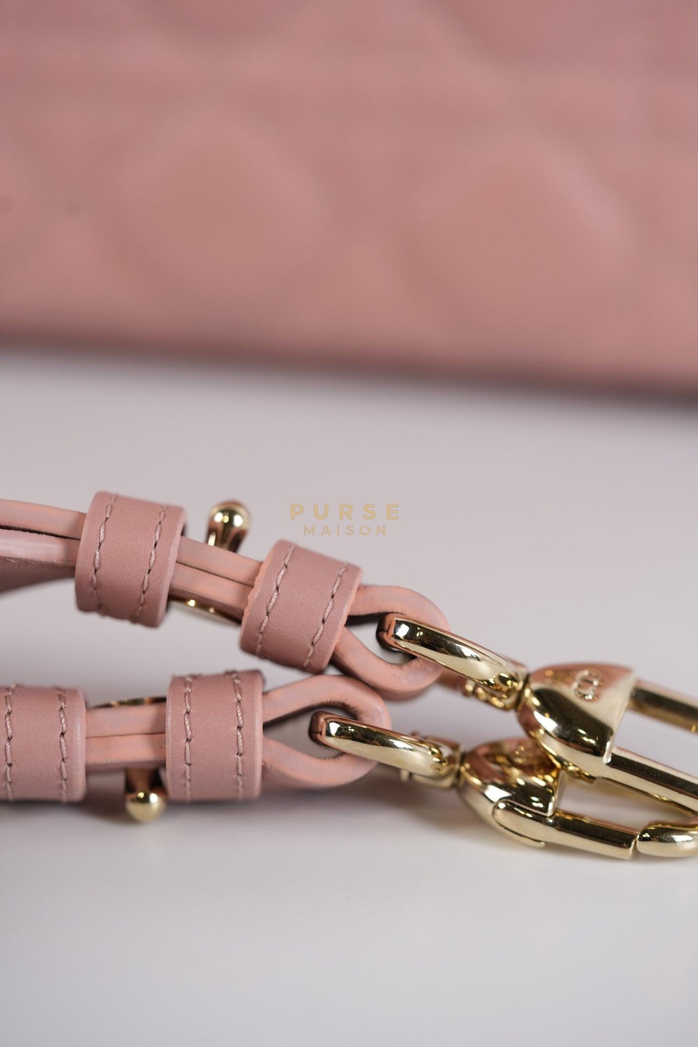 Lady Dior My ABCDior Small Pink Cannage in Lambskin Calfskin Leather
