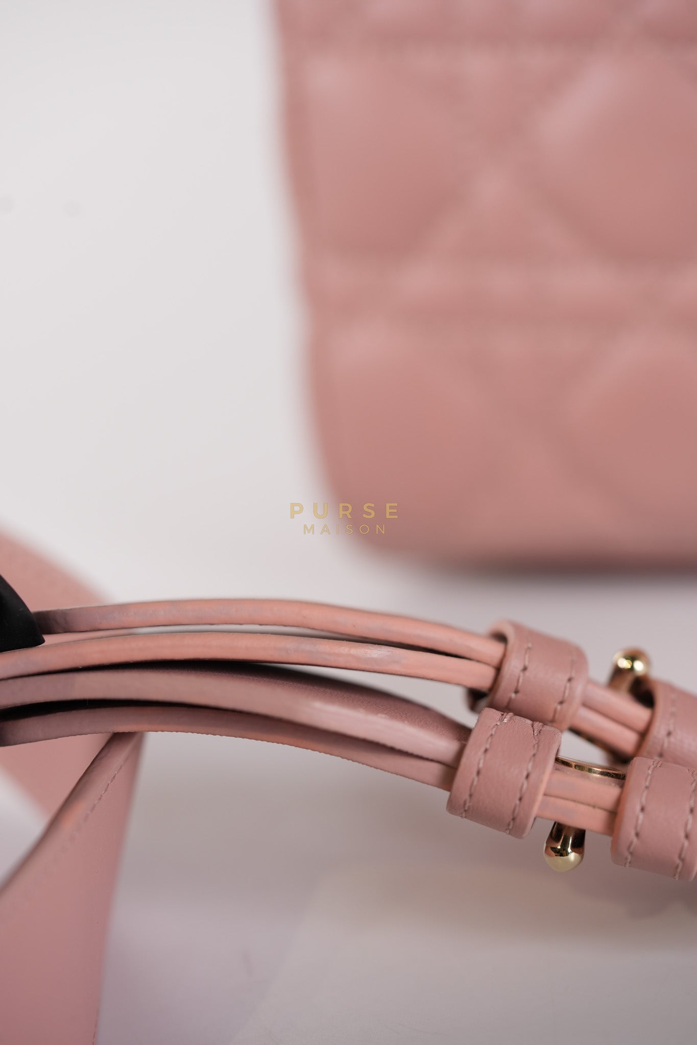 Lady Dior My ABCDior Small Pink Cannage in Lambskin Calfskin Leather