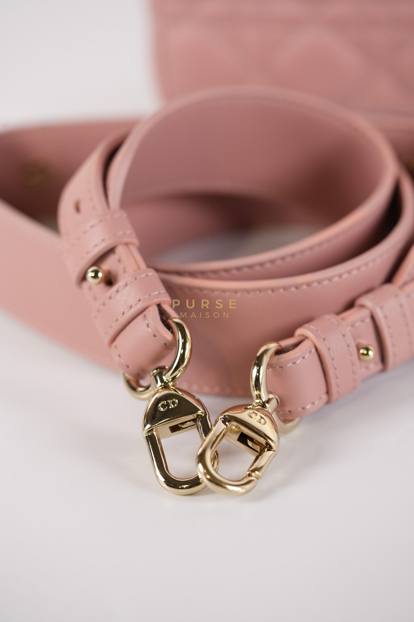 Lady Dior My ABCDior Small Pink Cannage in Lambskin Calfskin Leather
