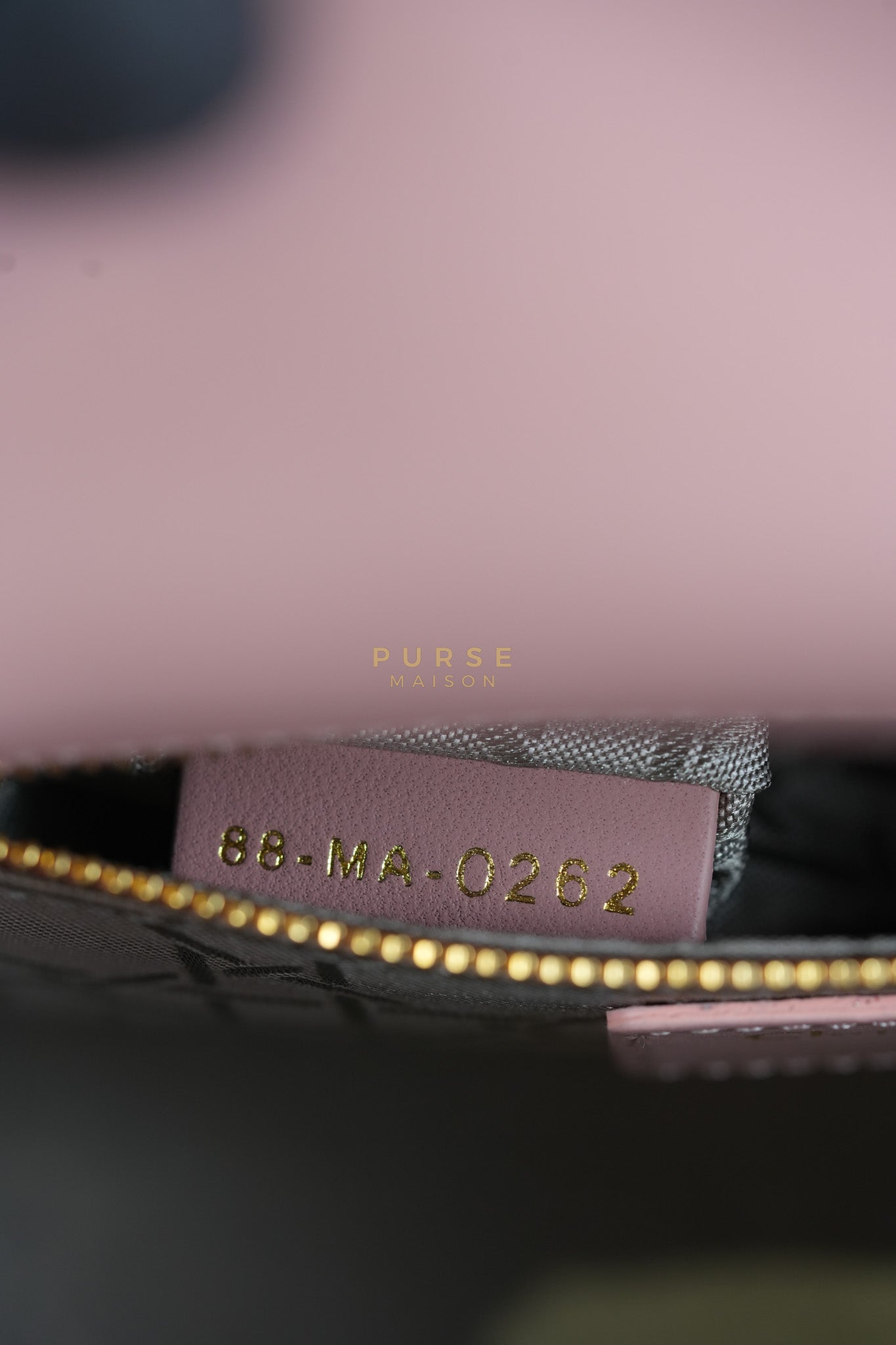 Lady Dior My ABCDior Small Pink Cannage in Lambskin Calfskin Leather