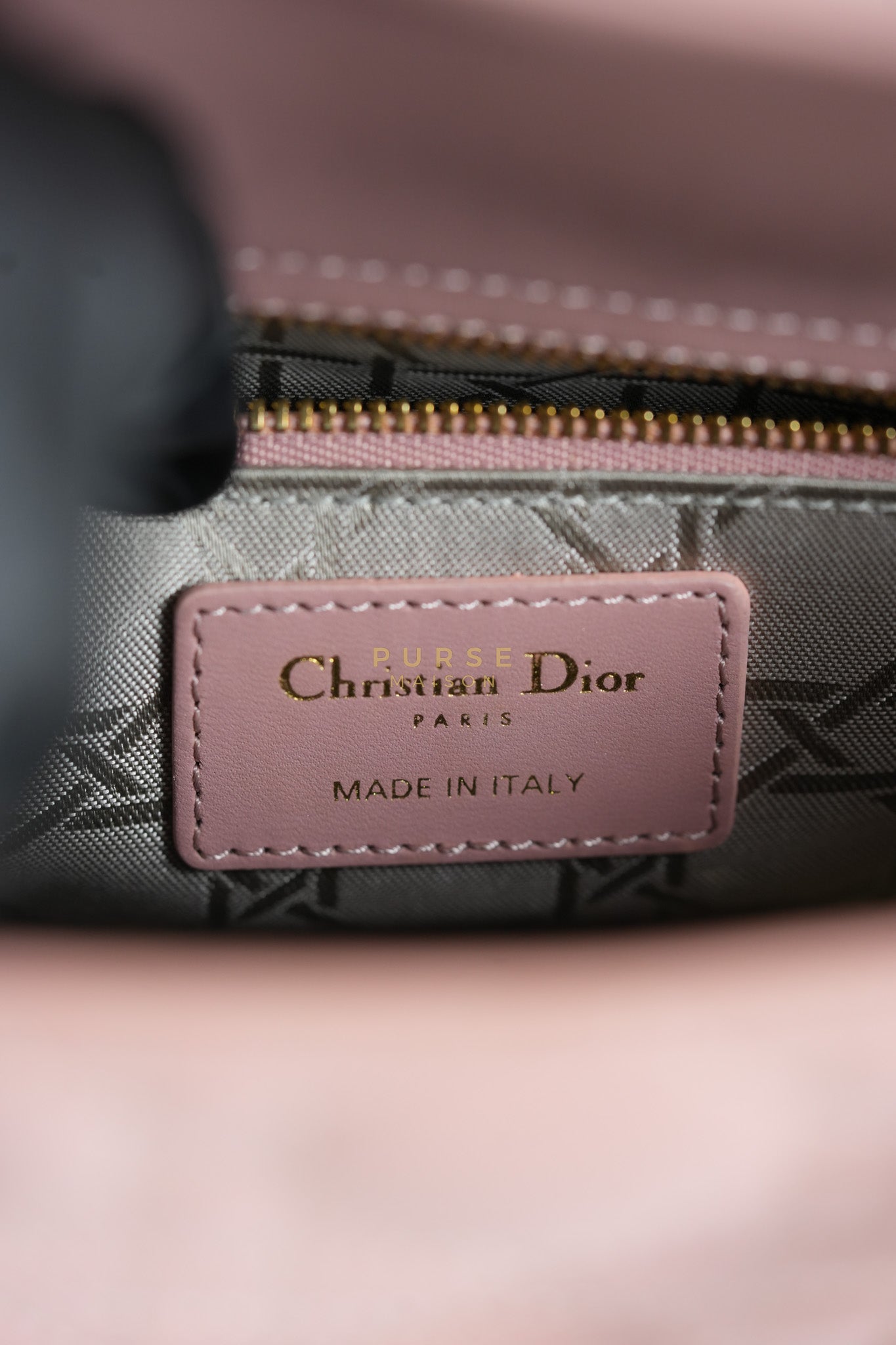 Lady Dior My ABCDior Small Pink Cannage in Lambskin Calfskin Leather