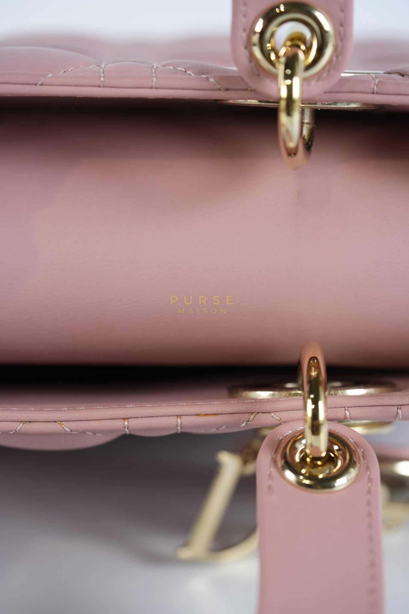 Lady Dior My ABCDior Small Pink Cannage in Lambskin Calfskin Leather