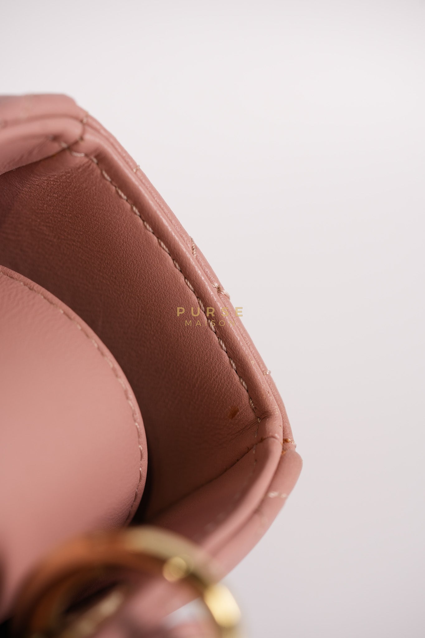 Lady Dior My ABCDior Small Pink Cannage in Lambskin Calfskin Leather