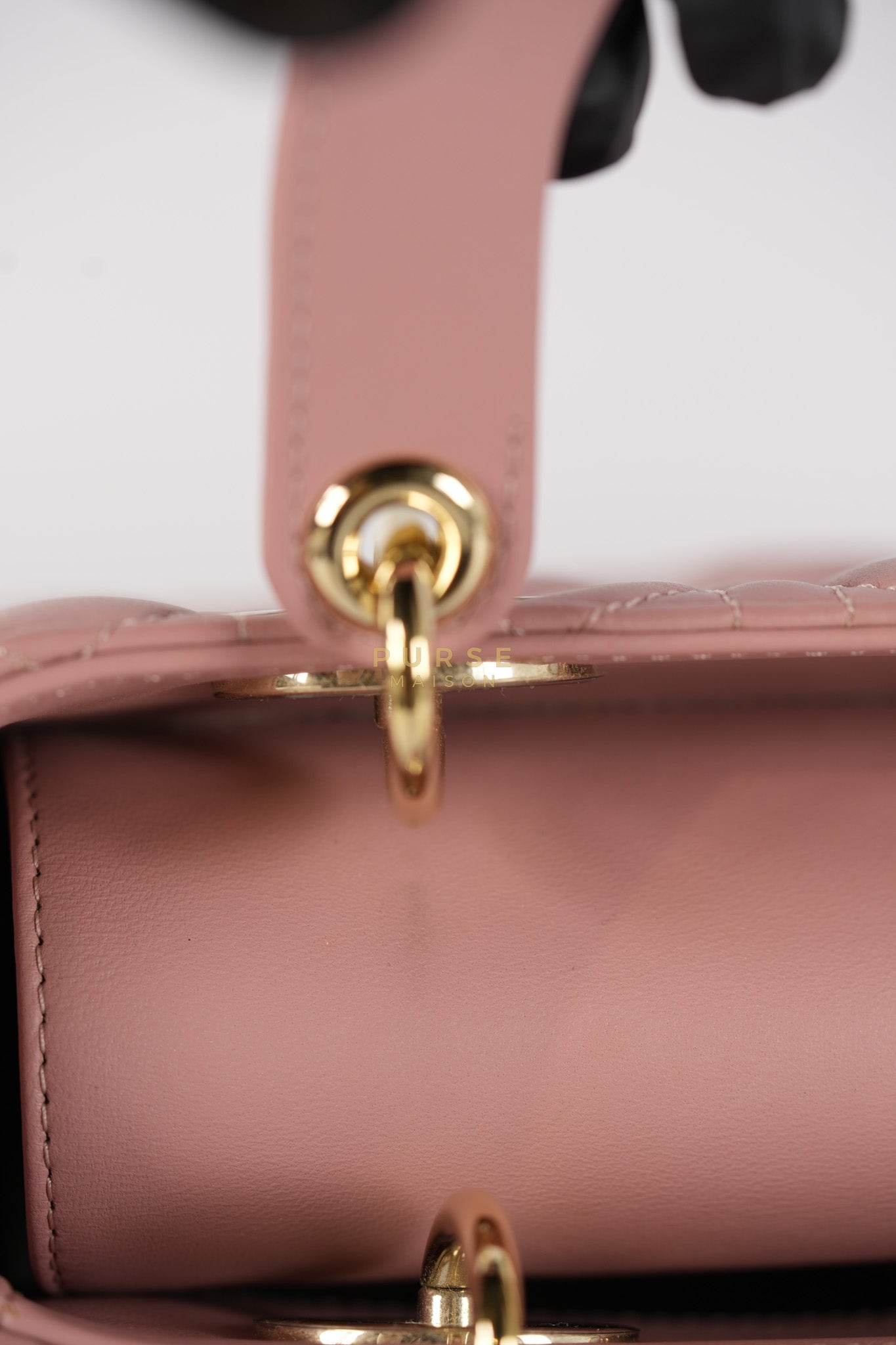 Lady Dior My ABCDior Small Pink Cannage in Lambskin Calfskin Leather