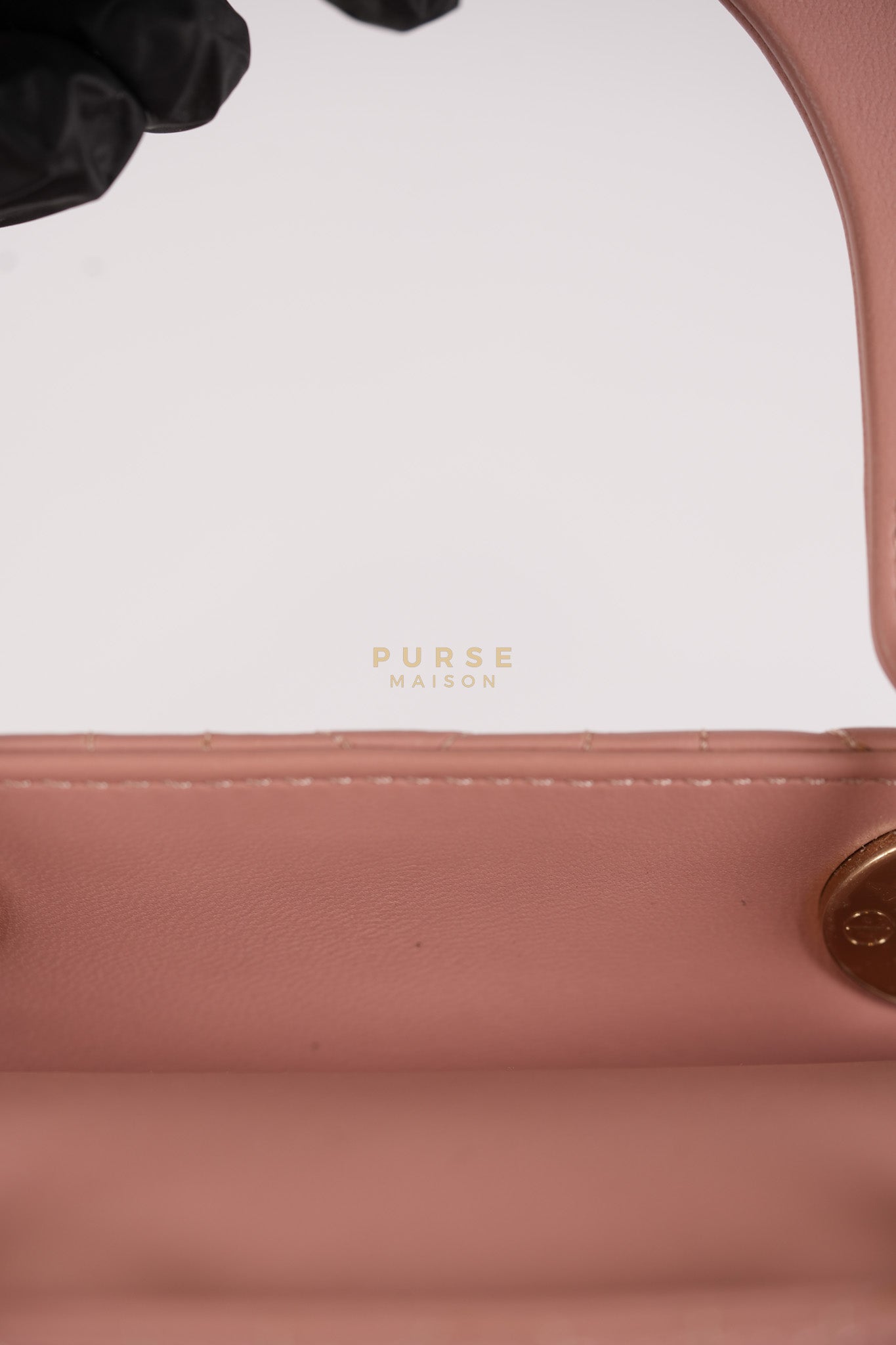 Lady Dior My ABCDior Small Pink Cannage in Lambskin Calfskin Leather