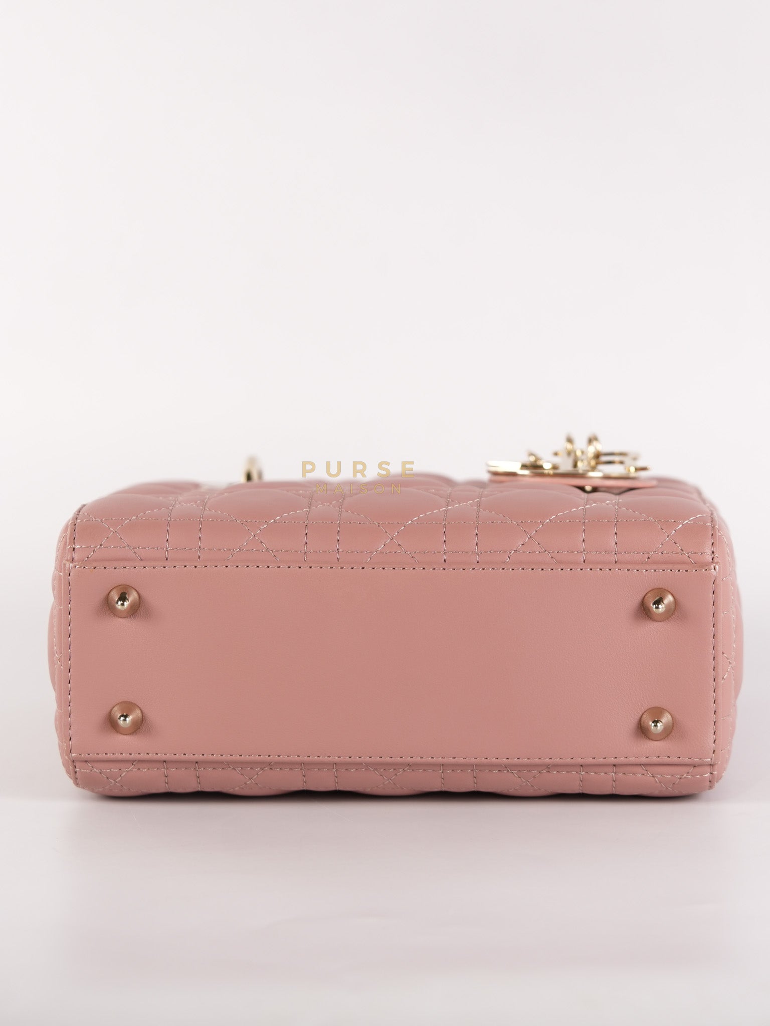 Lady Dior My ABCDior Small Pink Cannage in Lambskin Calfskin Leather