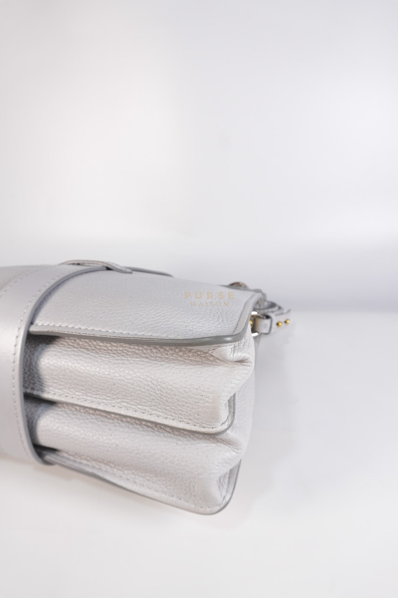 Aby Day Bag Small in Light Gray | Purse Maison Luxury Bags Shop