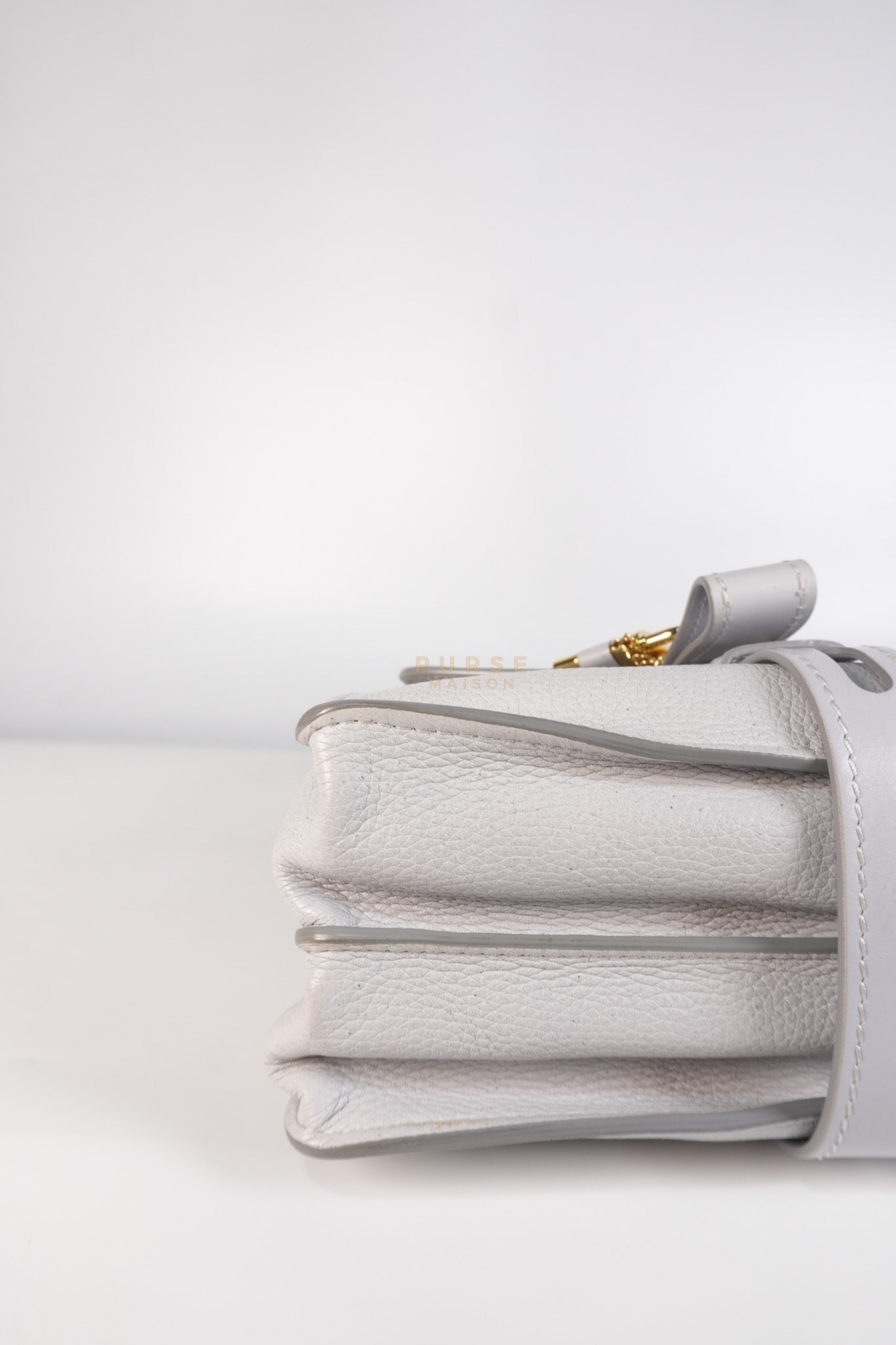 Aby Day Bag Small in Light Gray | Purse Maison Luxury Bags Shop