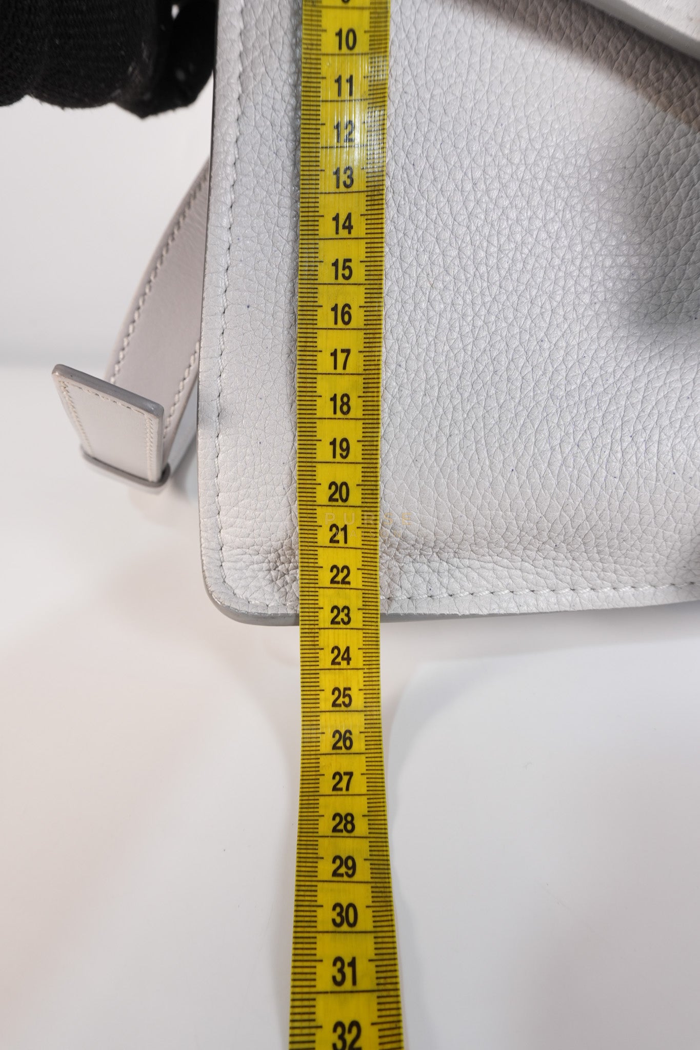 Aby Day Bag Small in Light Gray | Purse Maison Luxury Bags Shop