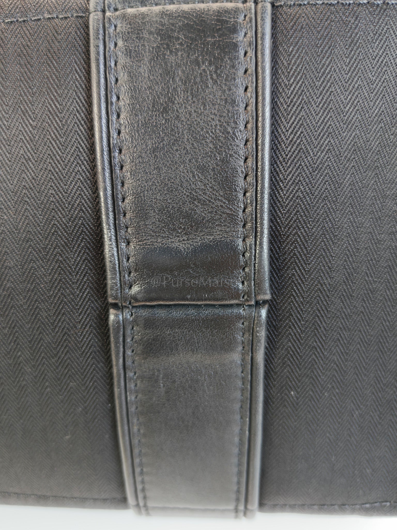 Acapulco PM in Black Canvas Vintage Handbag | Purse Maison Luxury Bags Shop