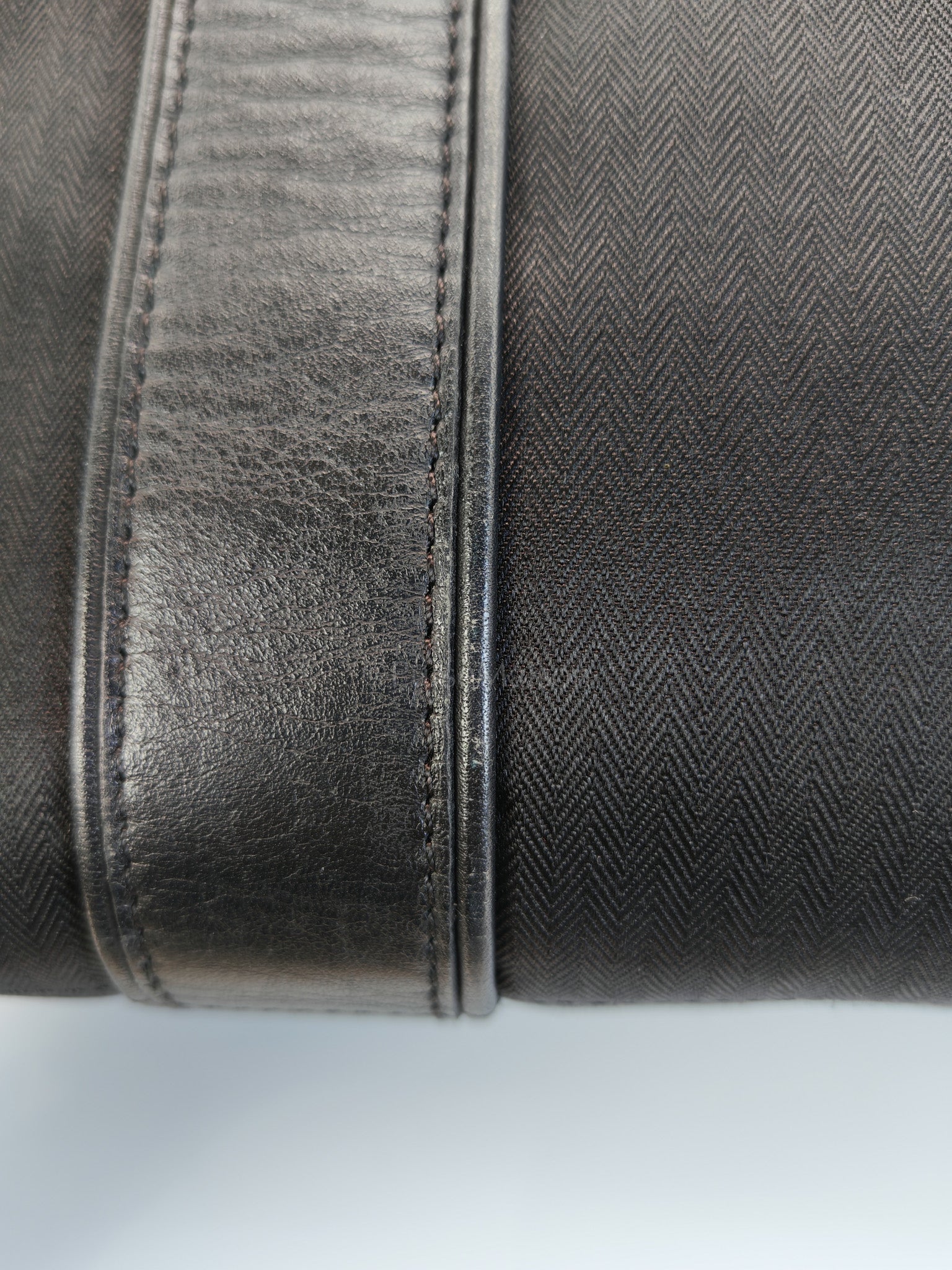 Acapulco PM in Black Canvas Vintage Handbag | Purse Maison Luxury Bags Shop