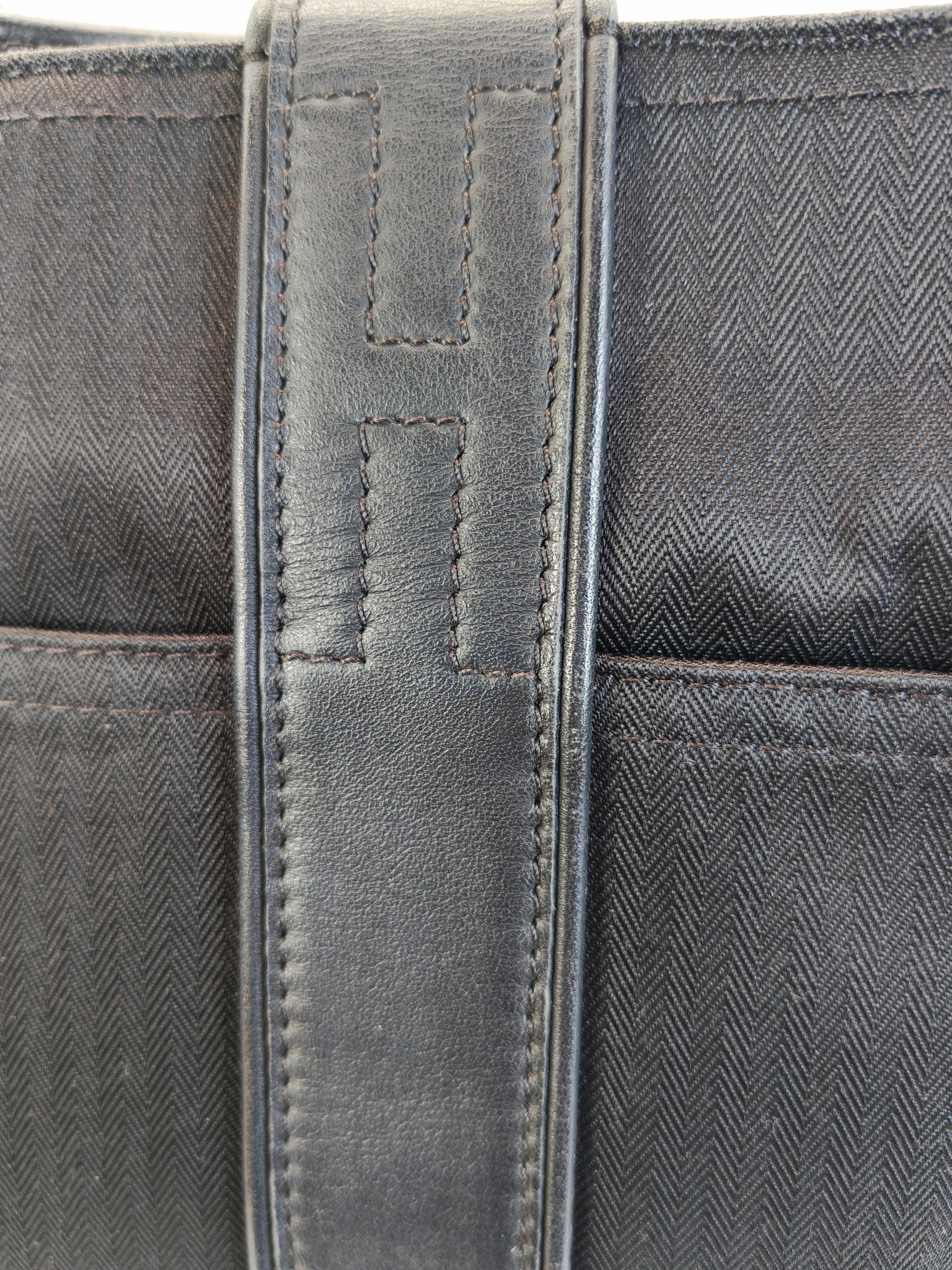 Acapulco PM in Black Canvas Vintage Handbag | Purse Maison Luxury Bags Shop
