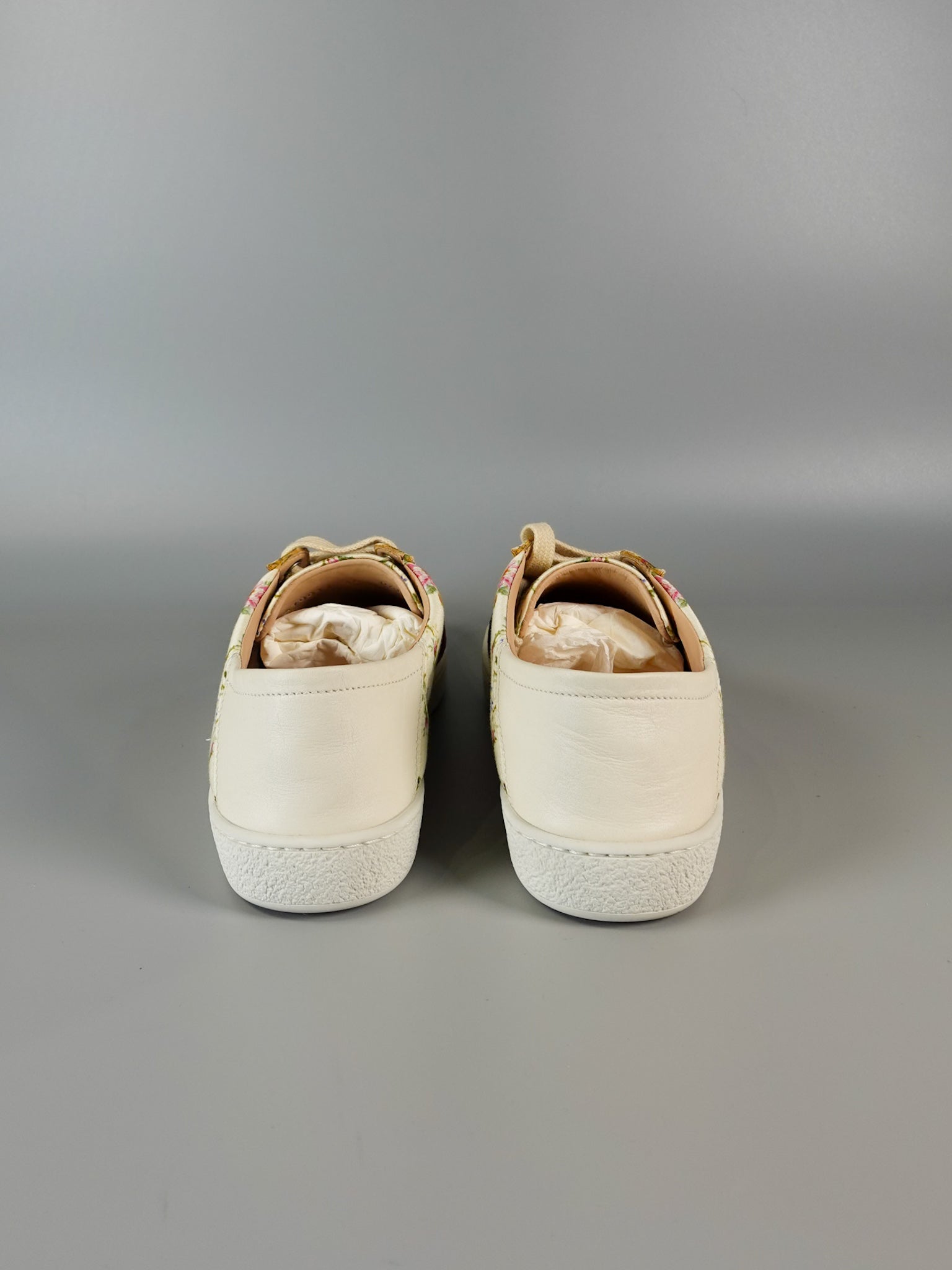 Ace Flora White Sneaker Size 38 EUR (24.5cm) | Purse Maison Luxury Bags Shop