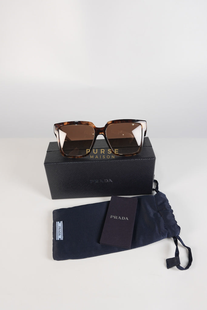 Acetate Square Sunglasses SPR 24Z in Tortoiseshell Beige | Purse Maison Luxury Bags Shop