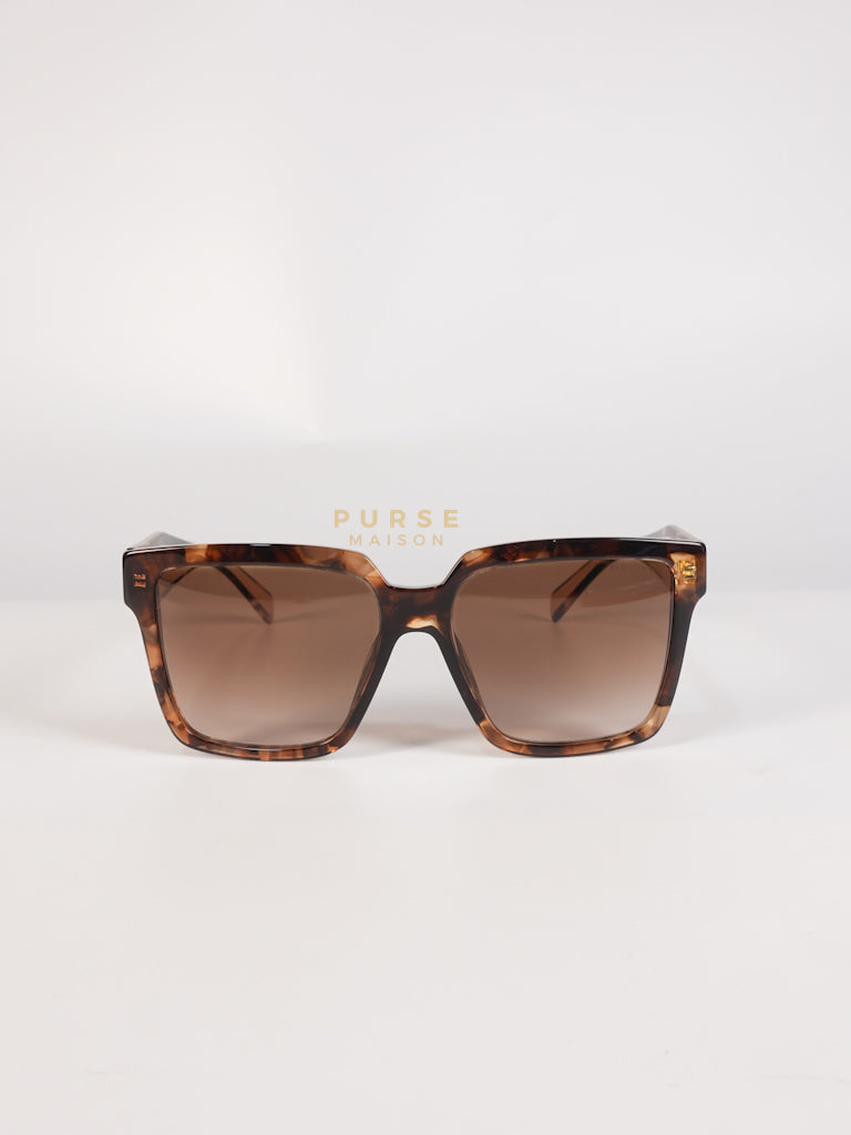 Acetate Square Sunglasses SPR 24Z in Tortoiseshell Beige | Purse Maison Luxury Bags Shop