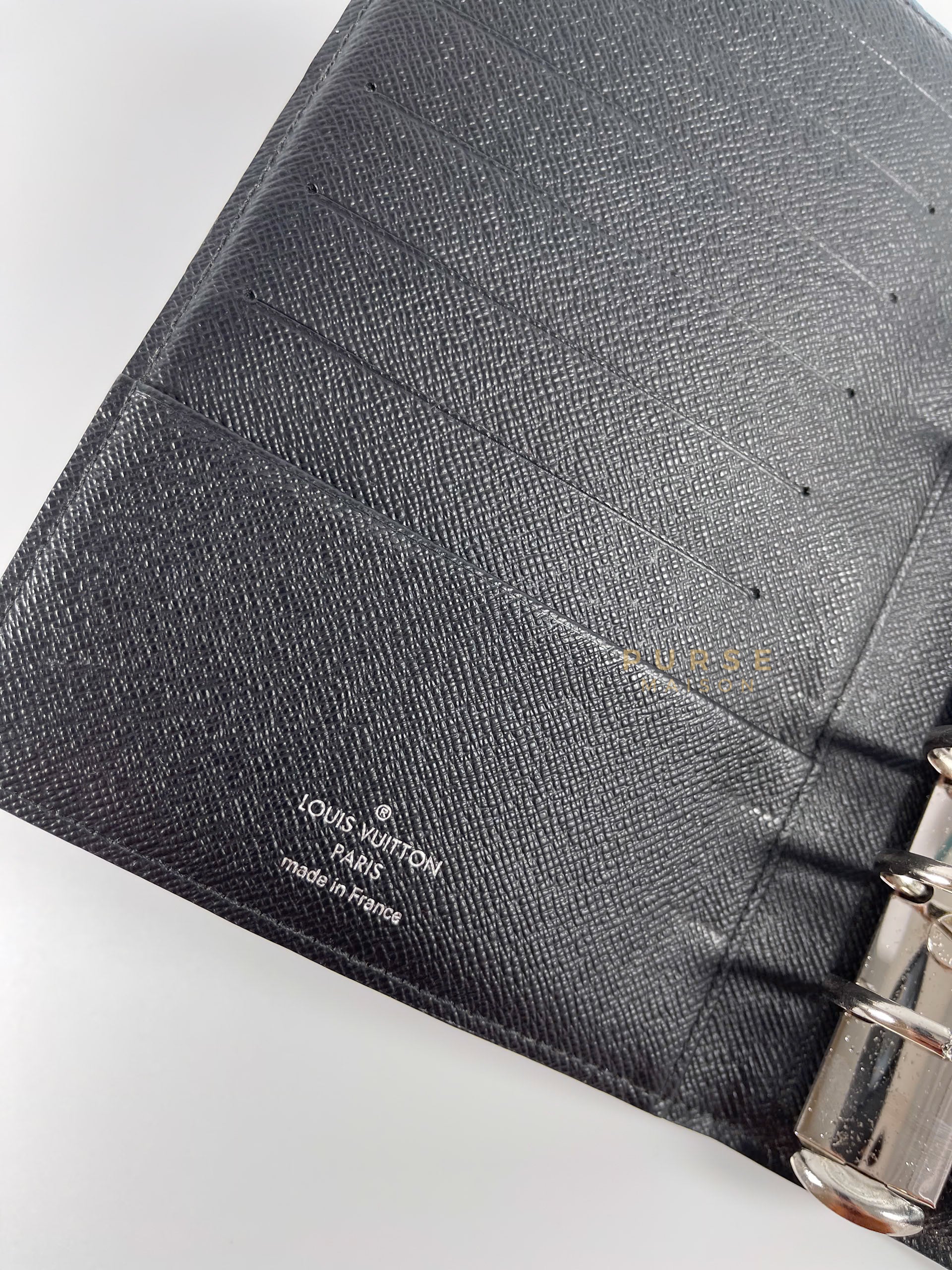 Agenda Cover in Damier Graphite (Date Code: RI4165) | Purse Maison Luxury Bags Shop