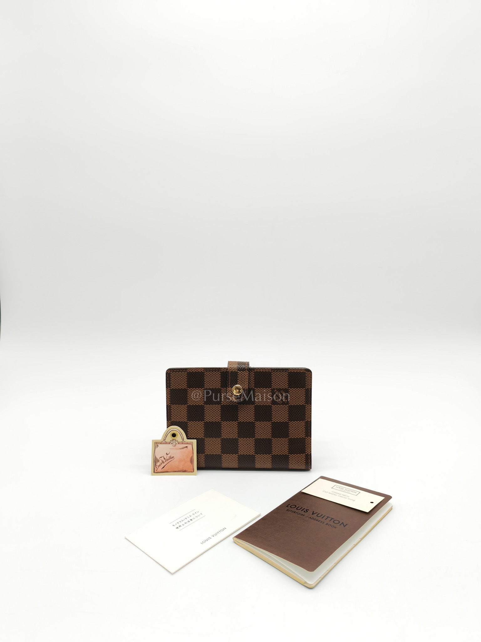 Agenda Planner Cover in Damier Ebene Canvas (Datecode: CA0073) | Purse Maison Luxury Bags Shop