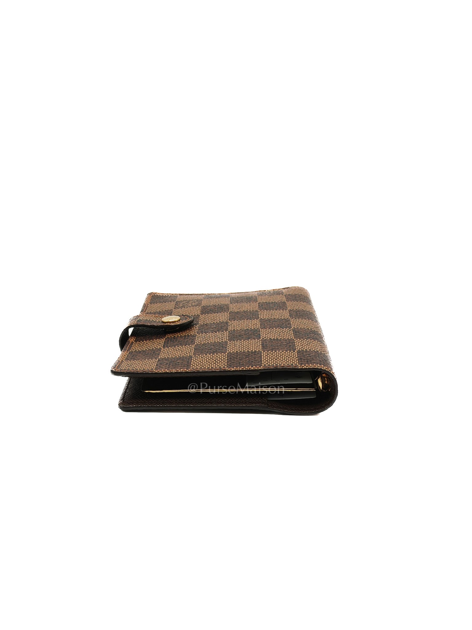 Agenda Planner Cover in Damier Ebene Canvas (Datecode: CA0073) | Purse Maison Luxury Bags Shop