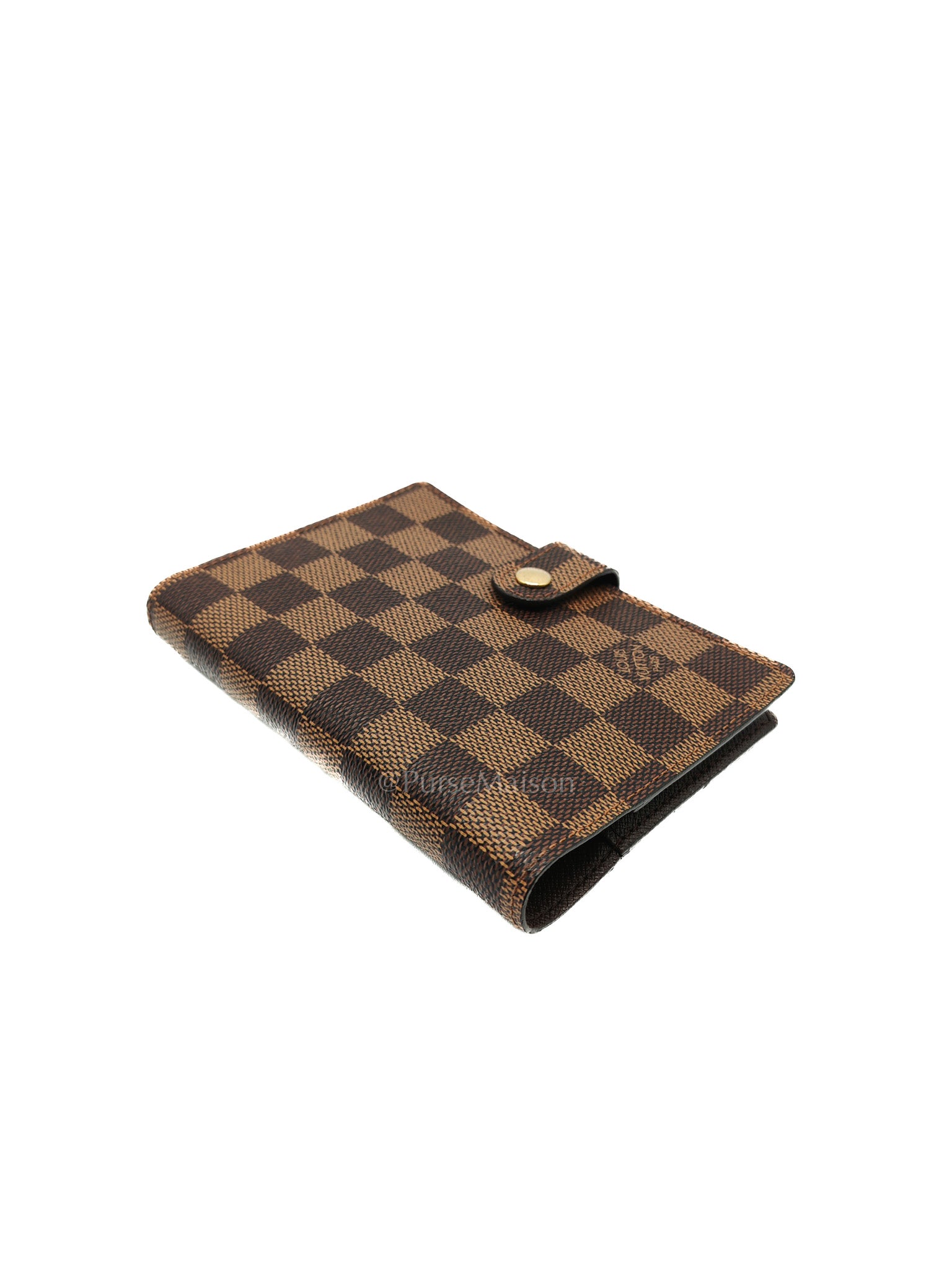 Agenda Planner Cover in Damier Ebene Canvas (Datecode: CA0073) | Purse Maison Luxury Bags Shop