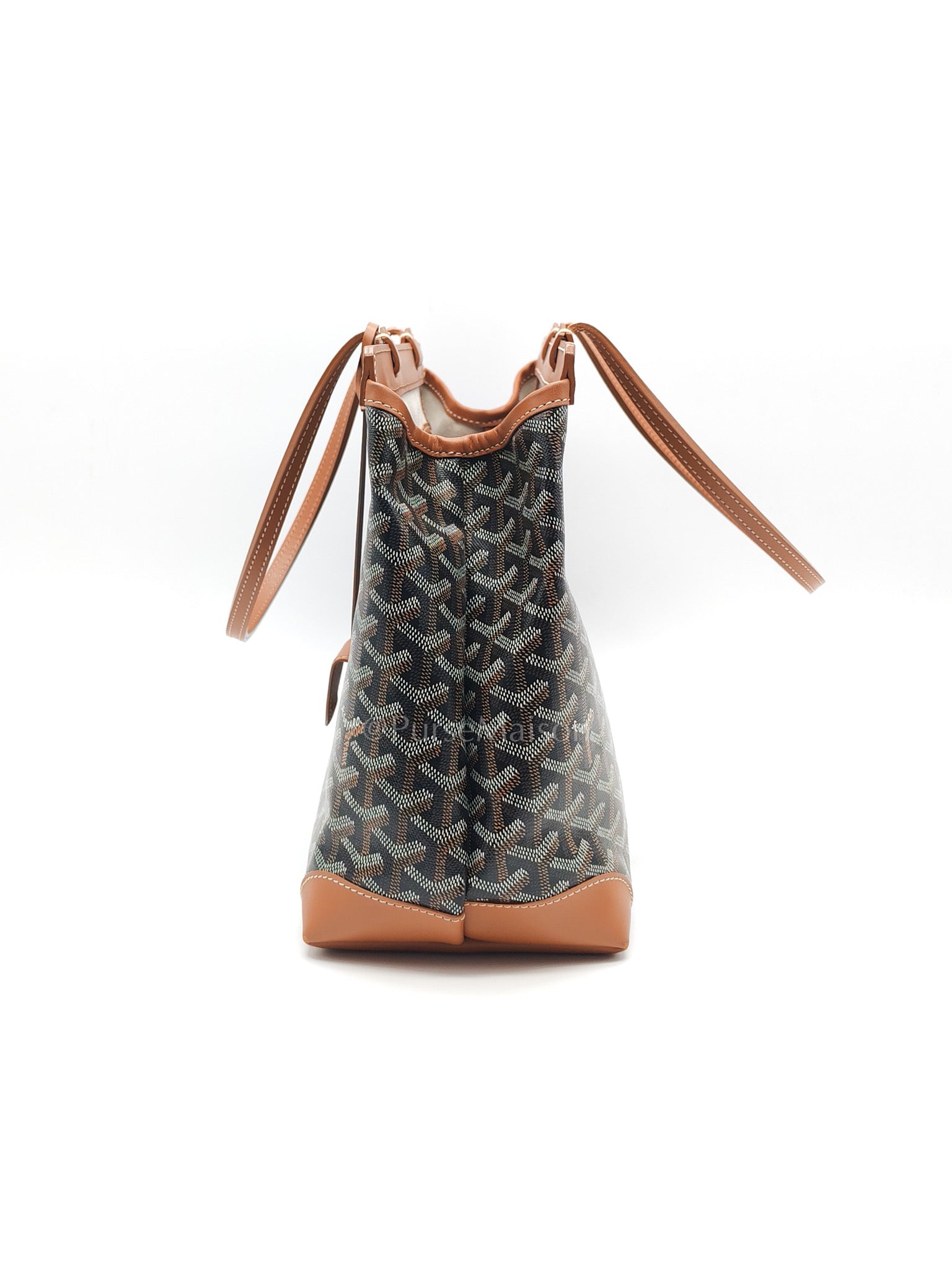 Bellechasse Blaude Tote Bag Pm in Tan Goyardine Canvas