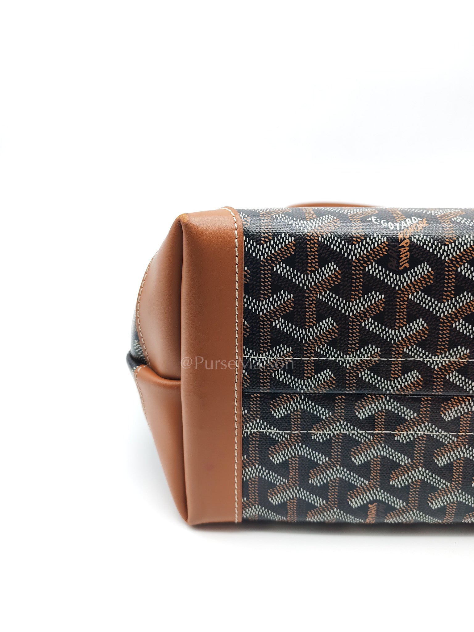 Bellechasse Blaude Tote Bag Pm in Tan Goyardine Canvas