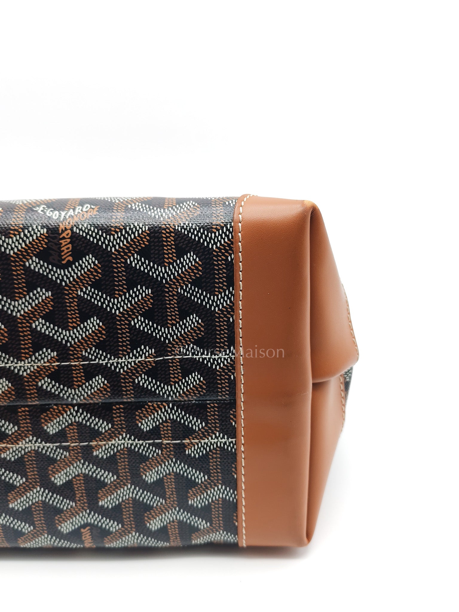 Bellechasse Blaude Tote Bag Pm in Tan Goyardine Canvas