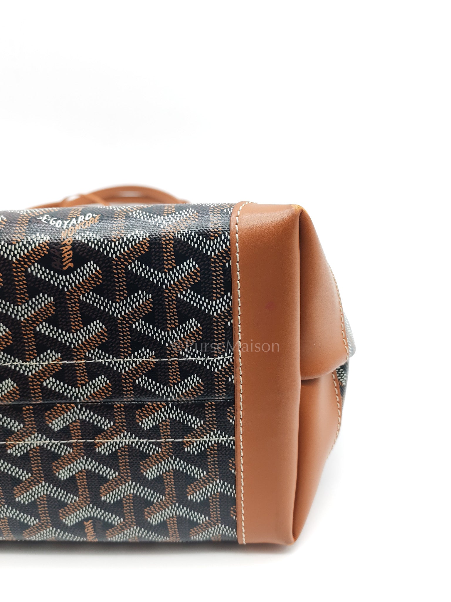 Bellechasse Blaude Tote Bag Pm in Tan Goyardine Canvas