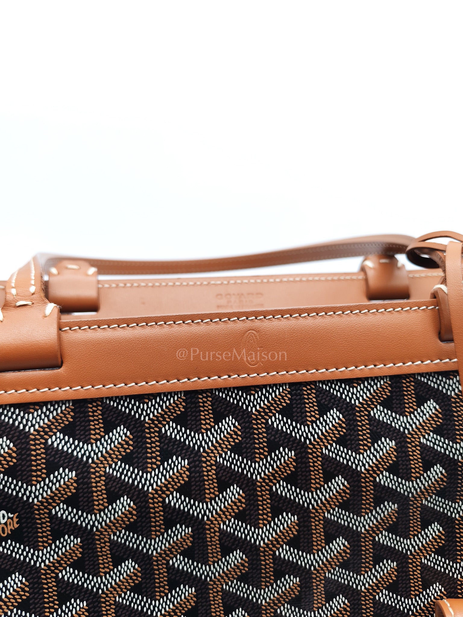 Bellechasse Blaude Tote Bag Pm in Tan Goyardine Canvas