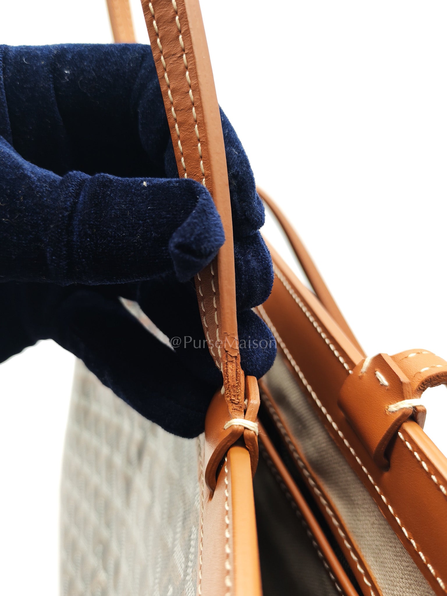 Bellechasse Blaude Tote Bag Pm in Tan Goyardine Canvas