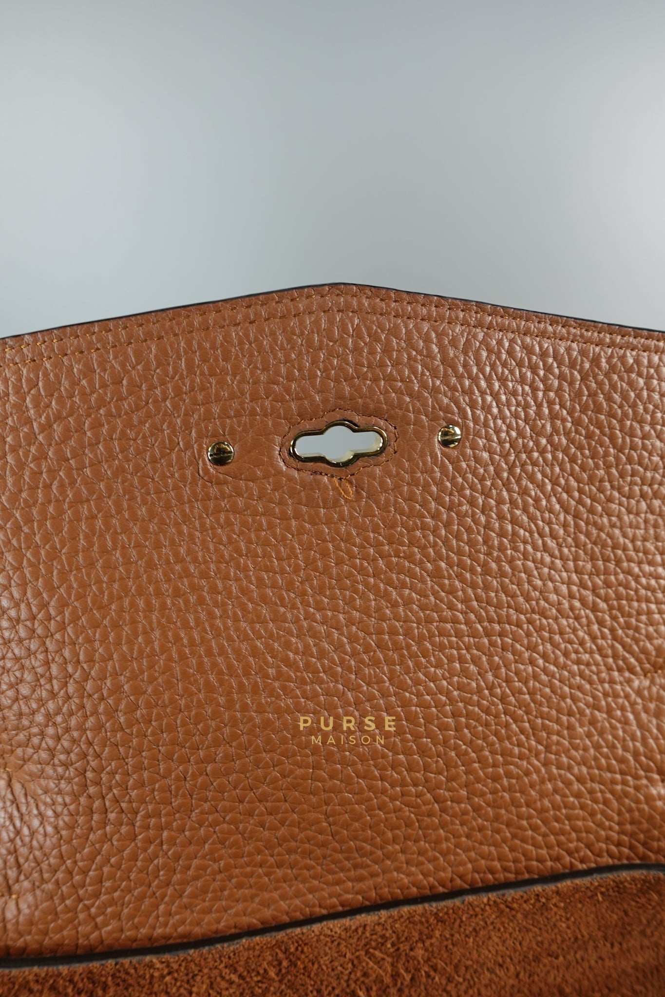 Alexa Bag in Chestnut Grain Leather Bag | Purse Maison Luxury Bags Shop